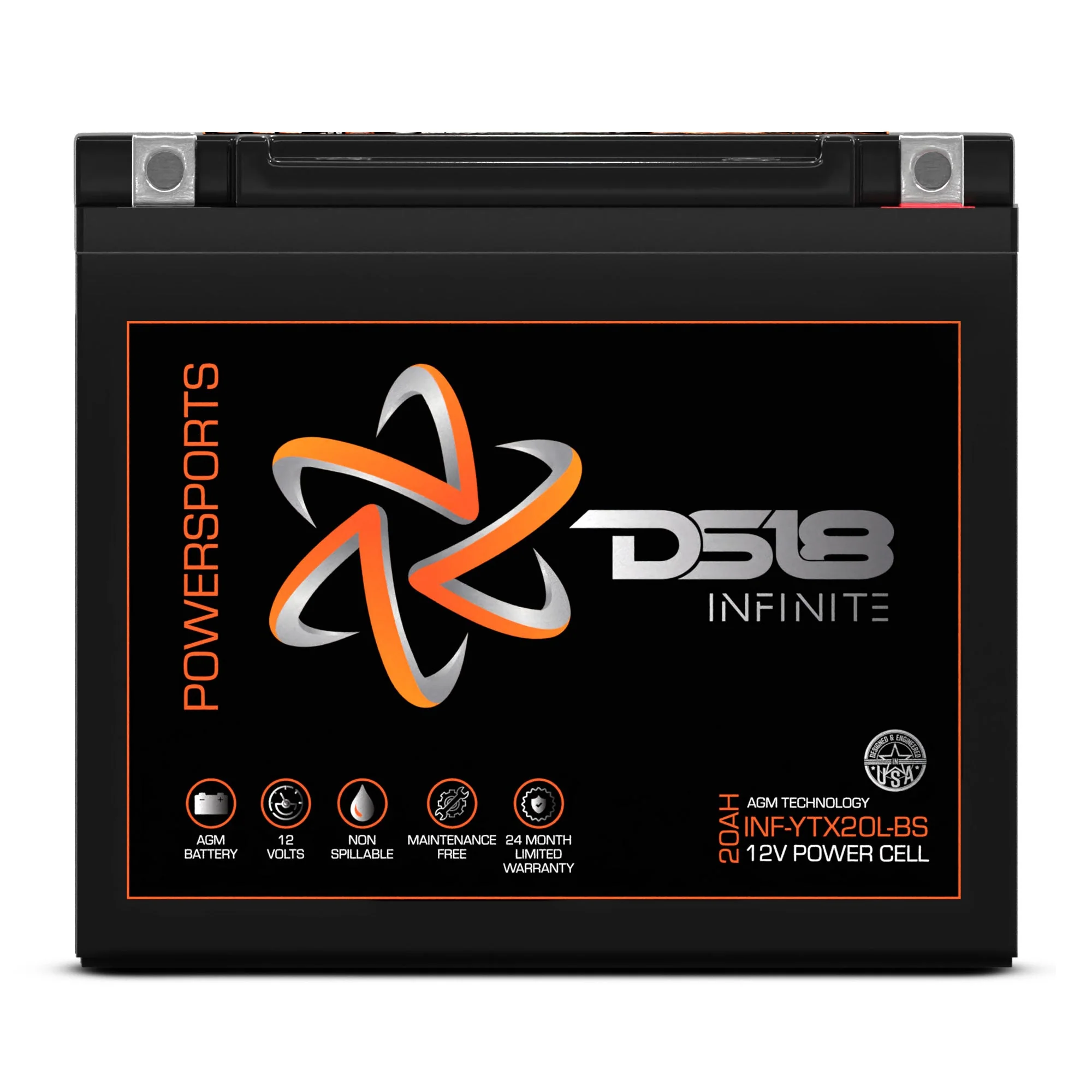 INFINITE 800 Watts 20 AH AGM Power Cell For Power Sports - Image 2