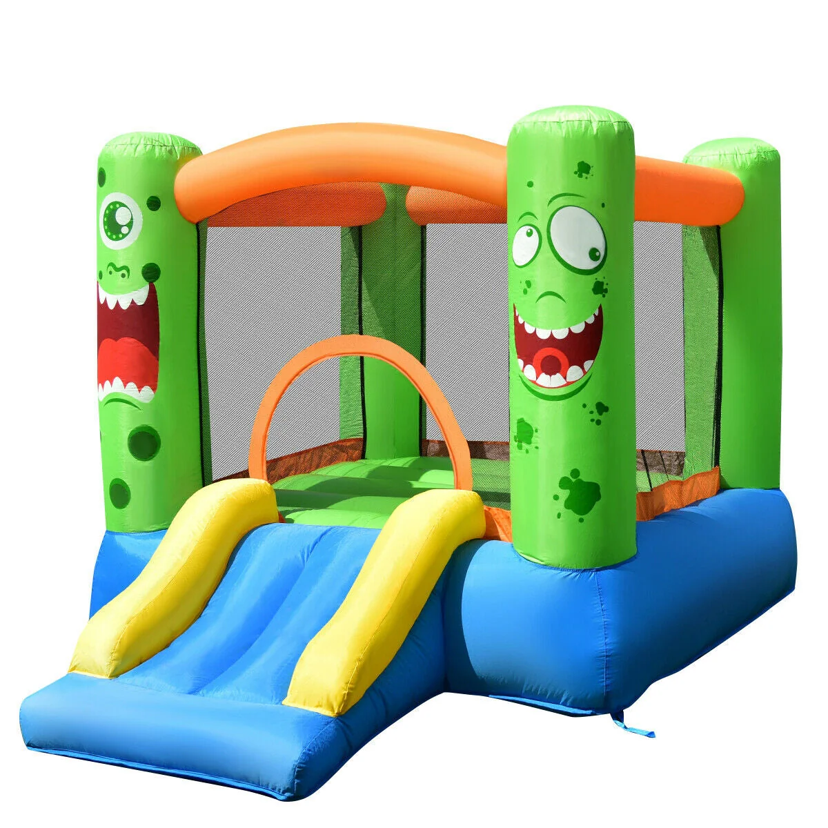 Inflatable Bounce House Jumper Castle Kid's Playhouse without Blower - Image 3