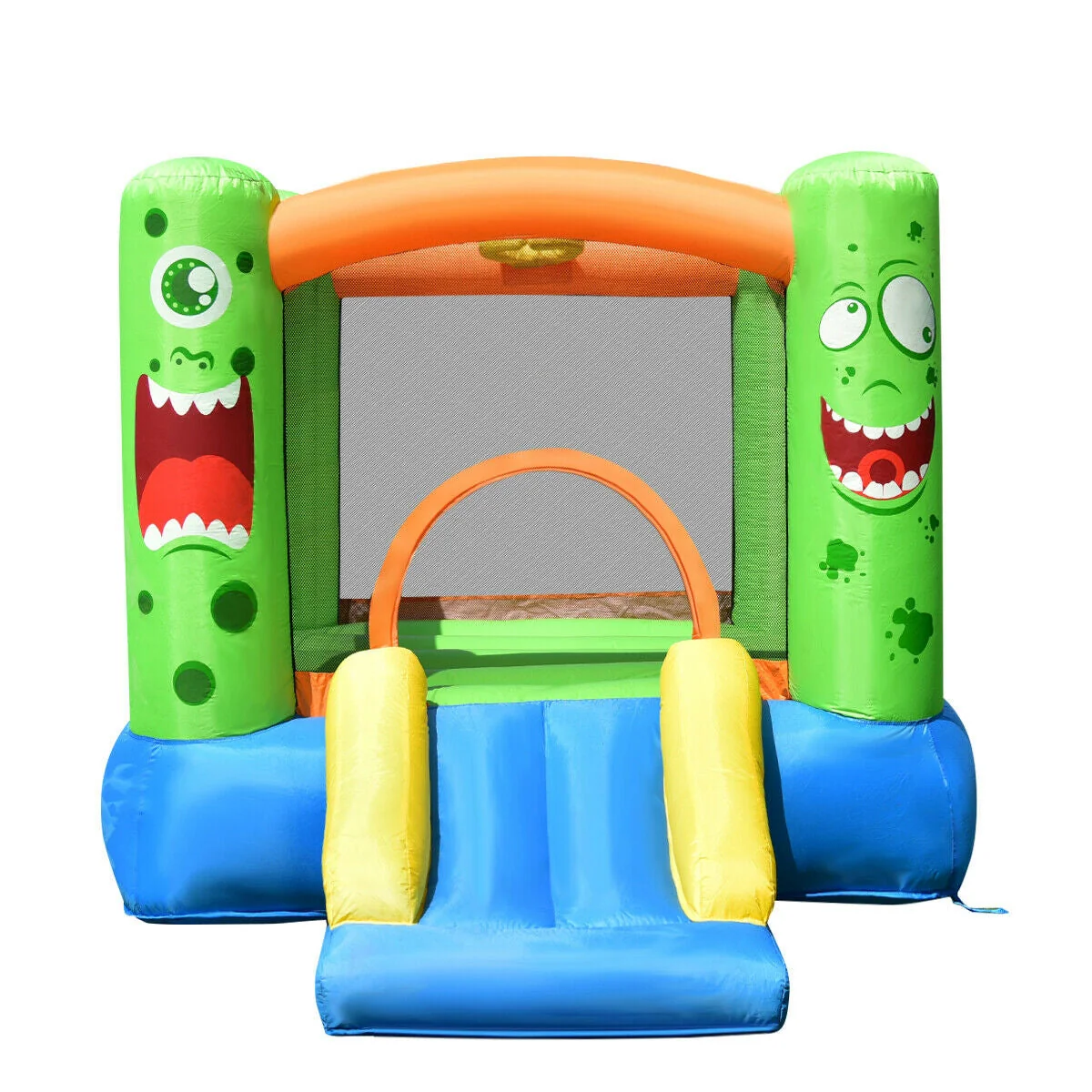Inflatable Bounce House Jumper Castle Kid's Playhouse without Blower - Image 5