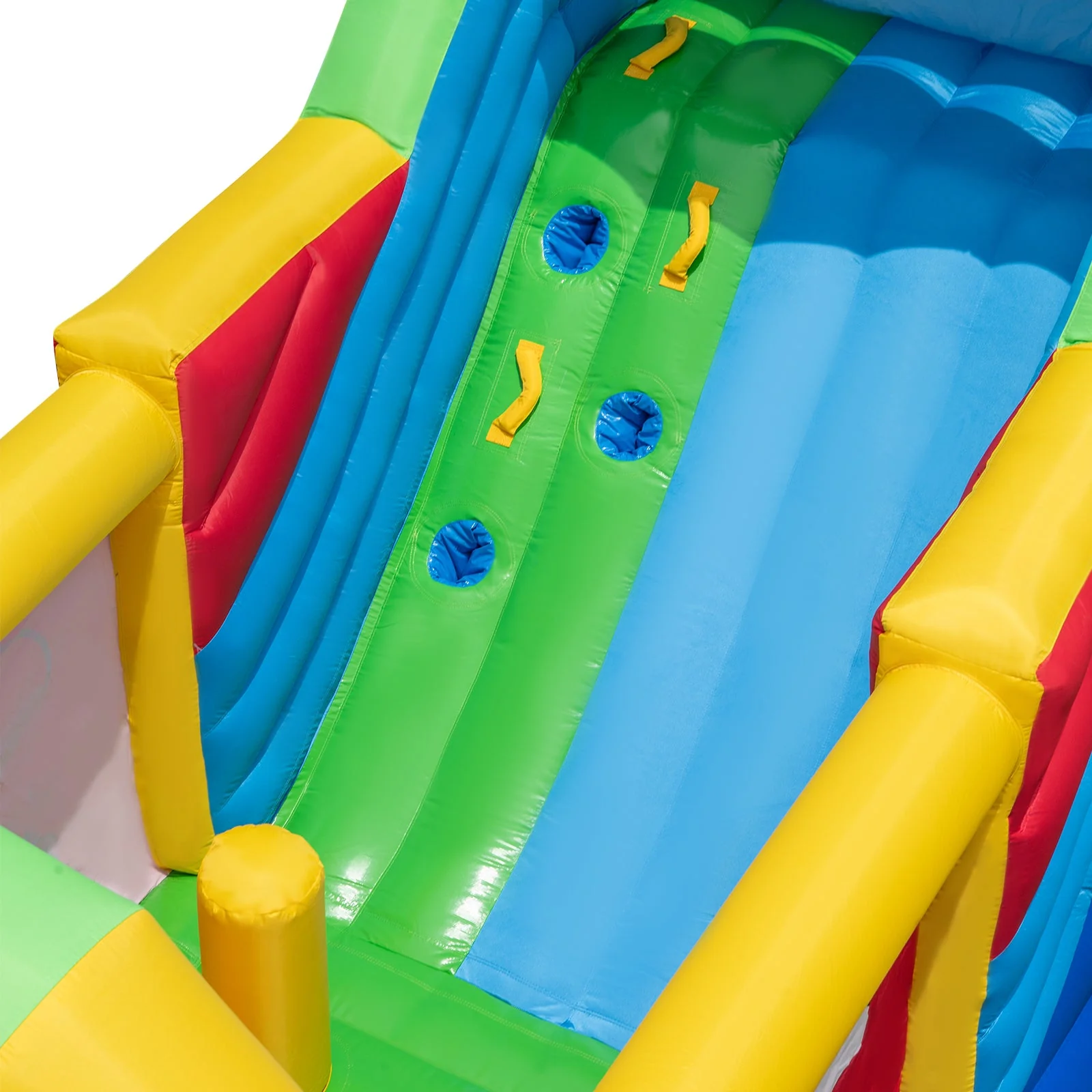 Inflatable Bounce House Obstacle Course with Ball Pit and Silde with 735W Blower - Image 7