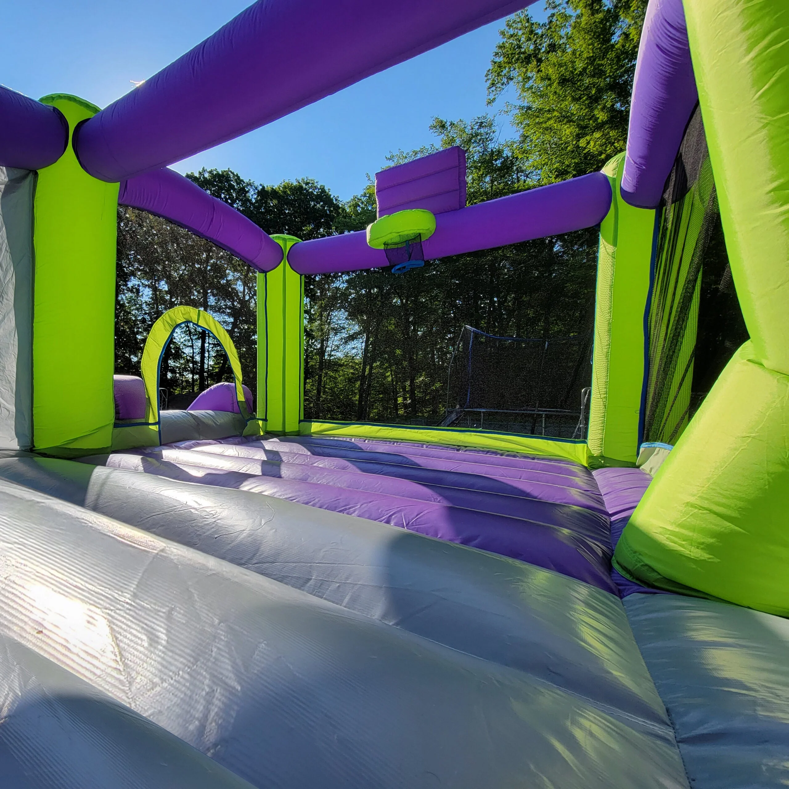Inflatable Bounce House with Blower, Jumping Castle with Slide - Image 3