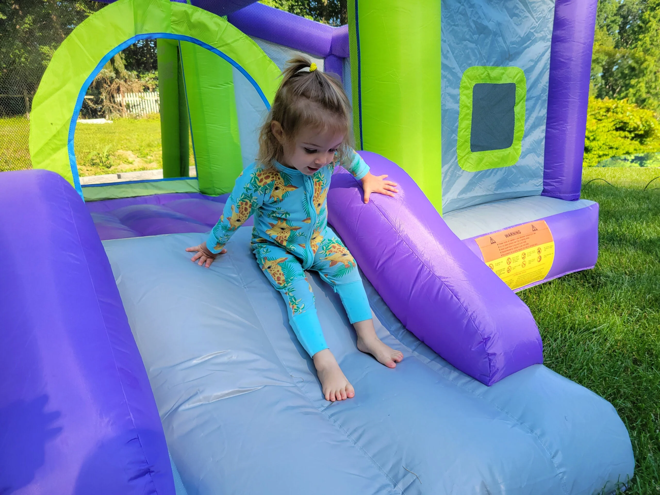 Inflatable Bounce House with Blower, Jumping Castle with Slide - Image 5