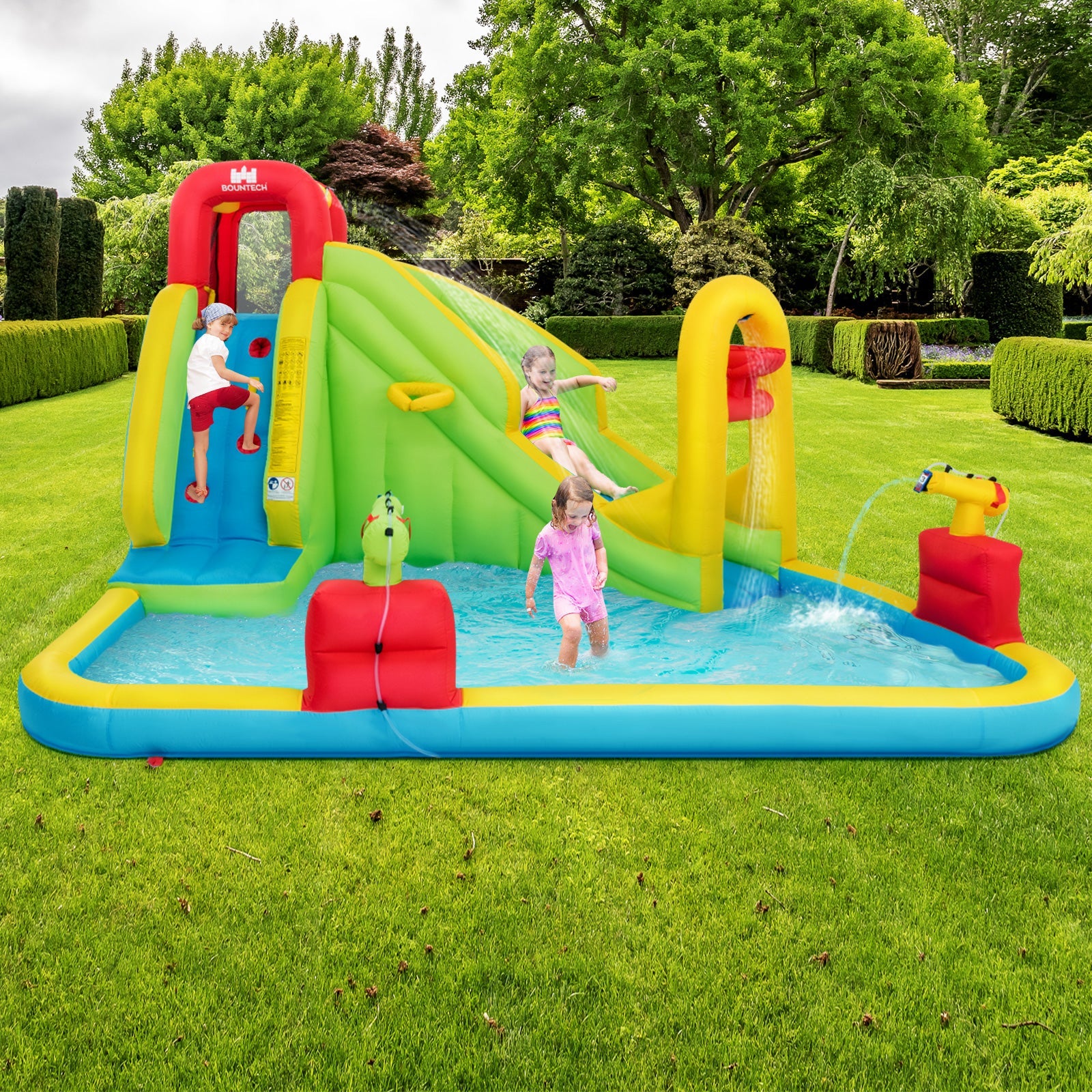 Inflatable Splash Jump Slide Water Bounce without Blower - Image 2