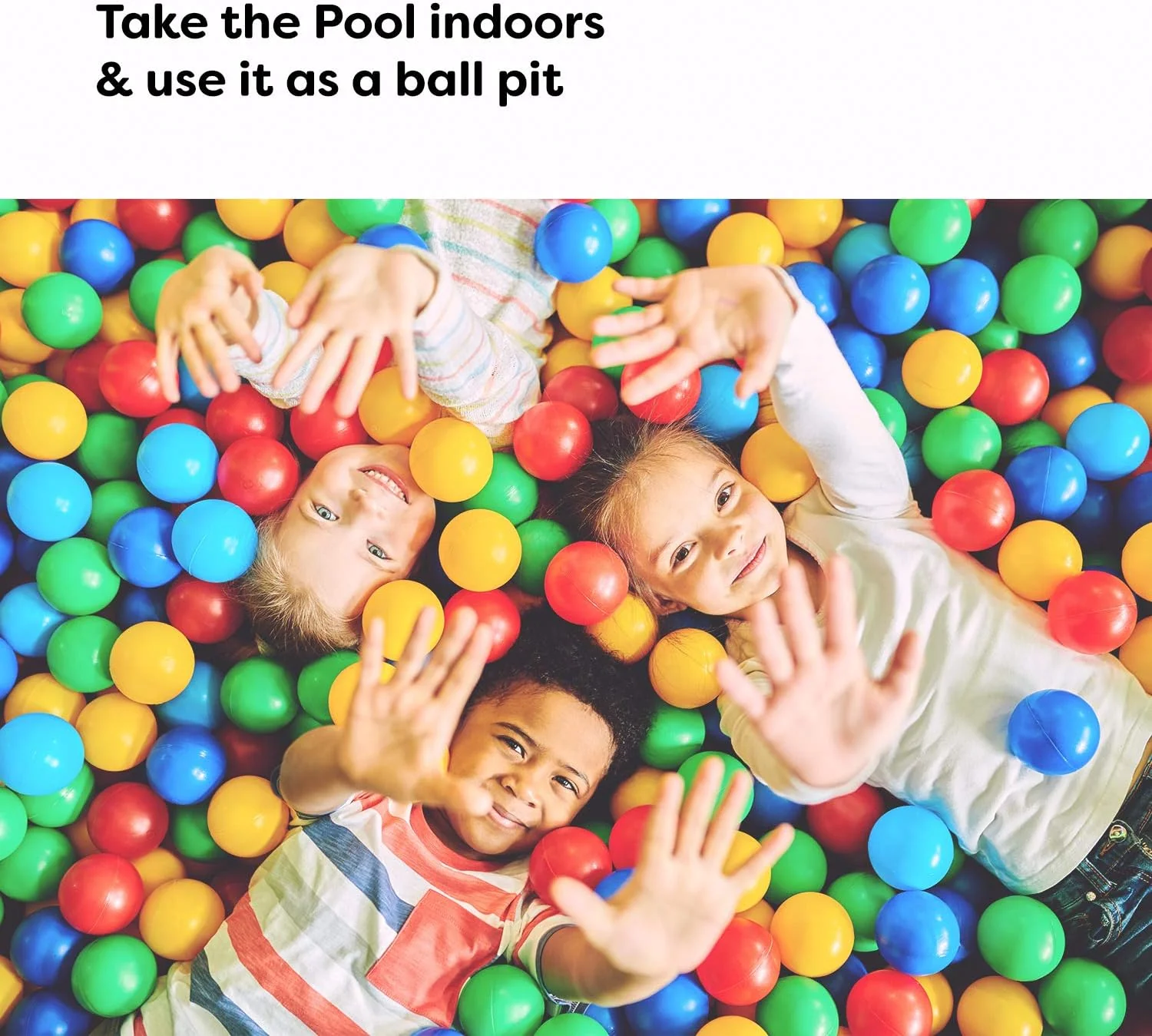 Inflatable Swimming Pool XL for Kids/Adults/Family, Dark Blue (Large 10'x6' Ft / 22" Inches Deep) - Image 6
