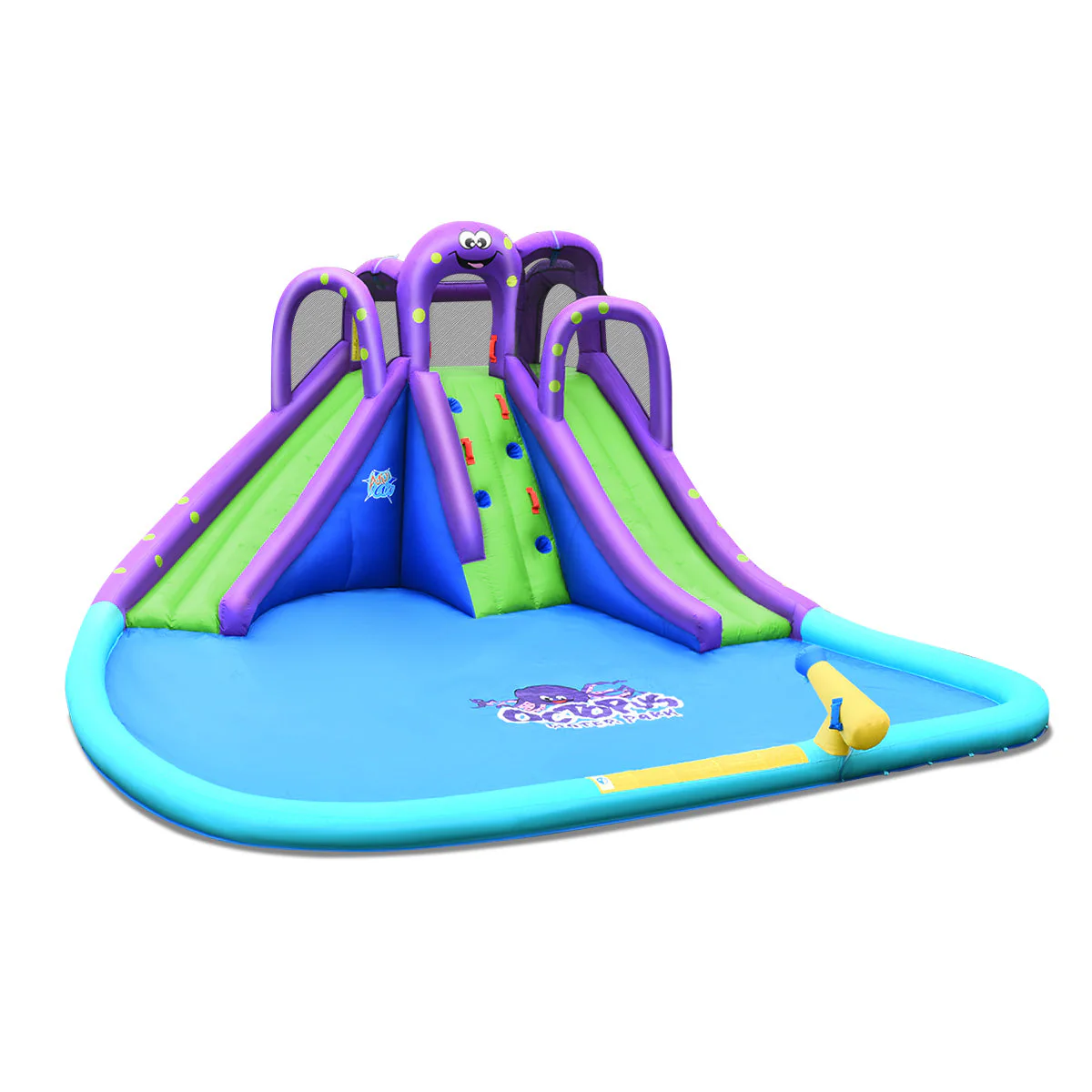 Inflatable Water Park Mighty Bounce House with Pool and 780W Blower - Image 3