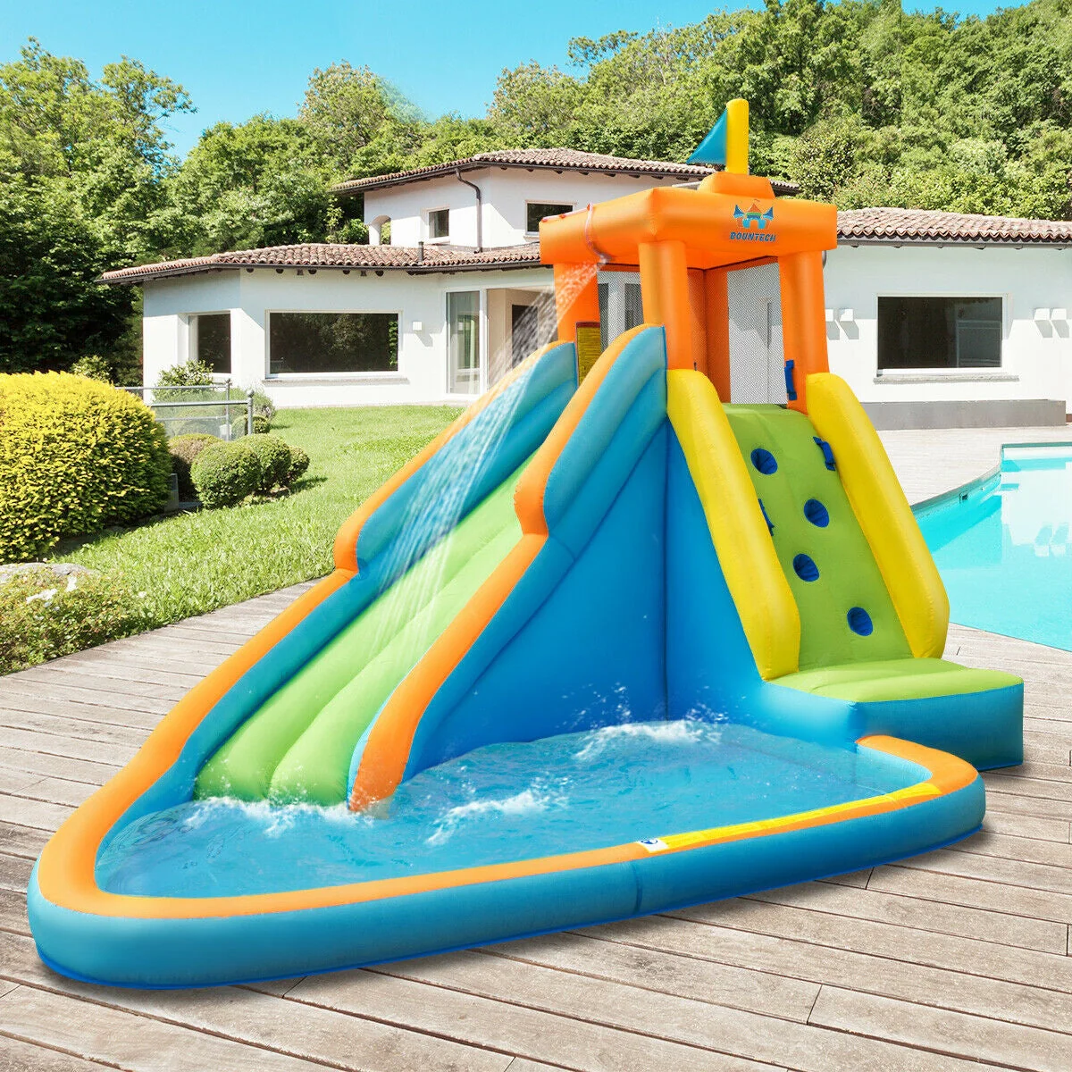 Inflatable Water Slide Bounce House Without Blower - Image 2
