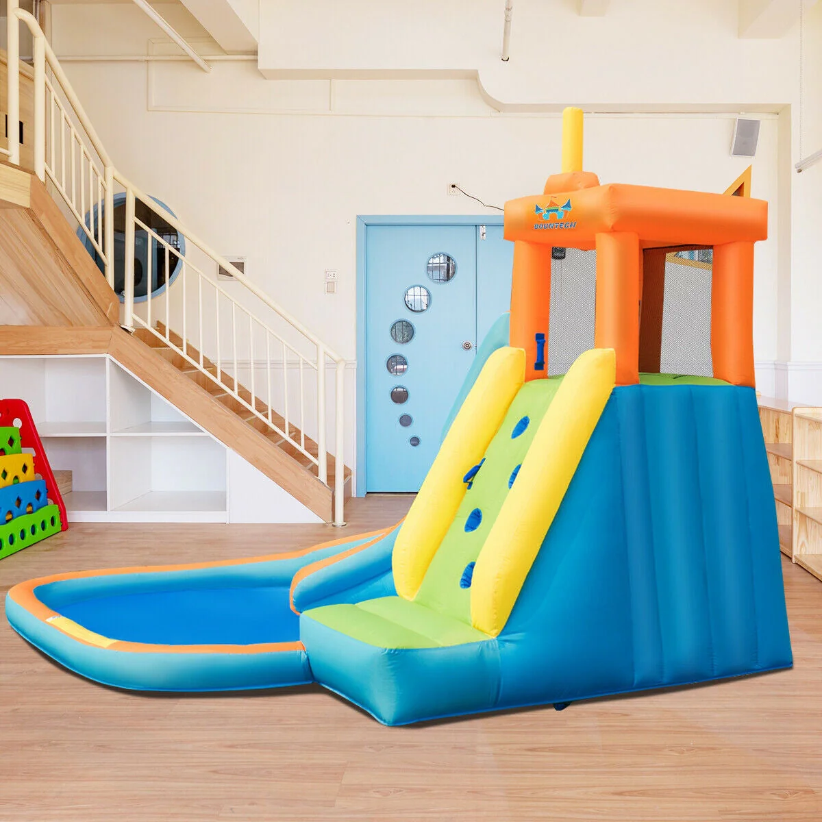 Inflatable Water Slide Bounce House Without Blower - Image 7