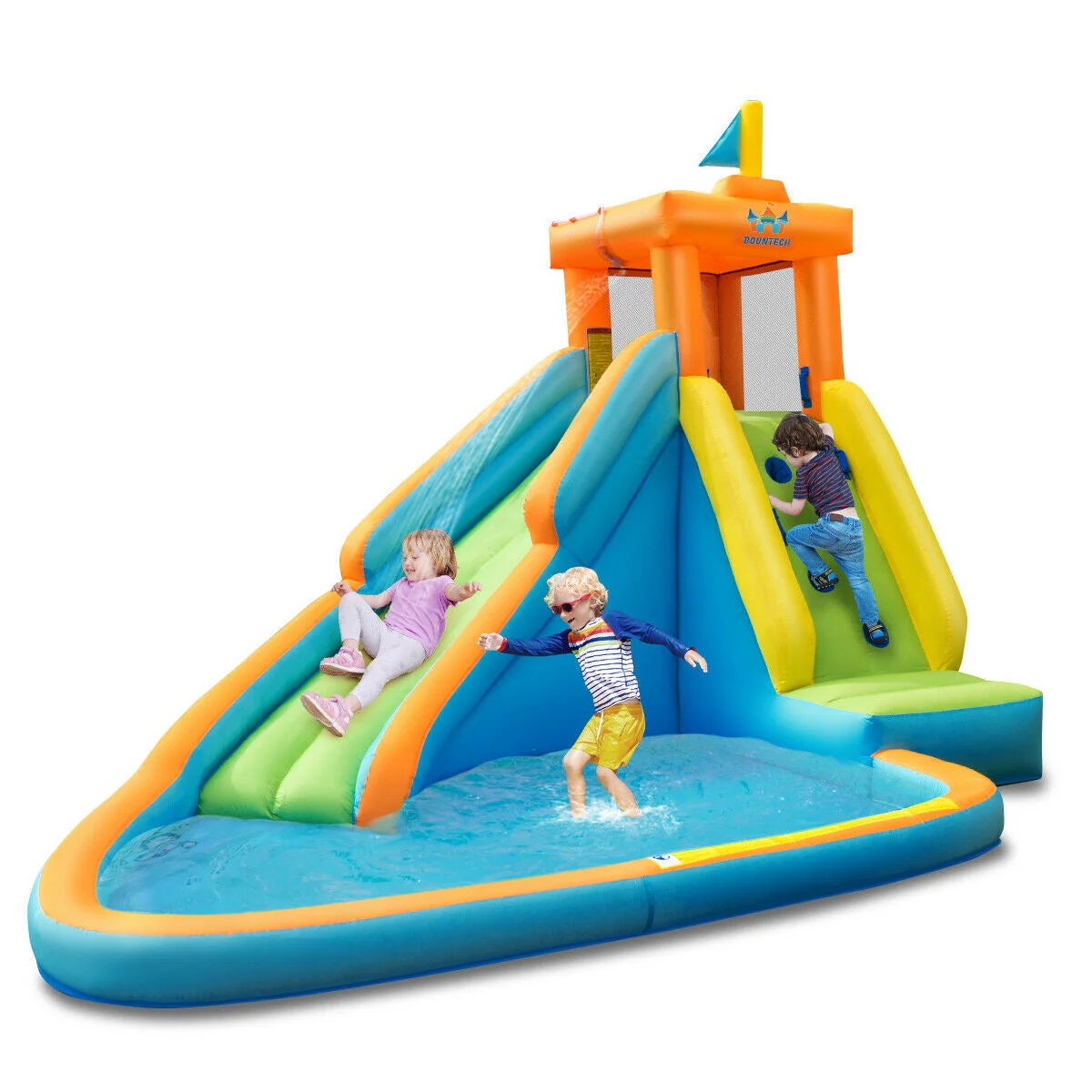 Inflatable Water Slide Bounce House Without Blower - Image 8