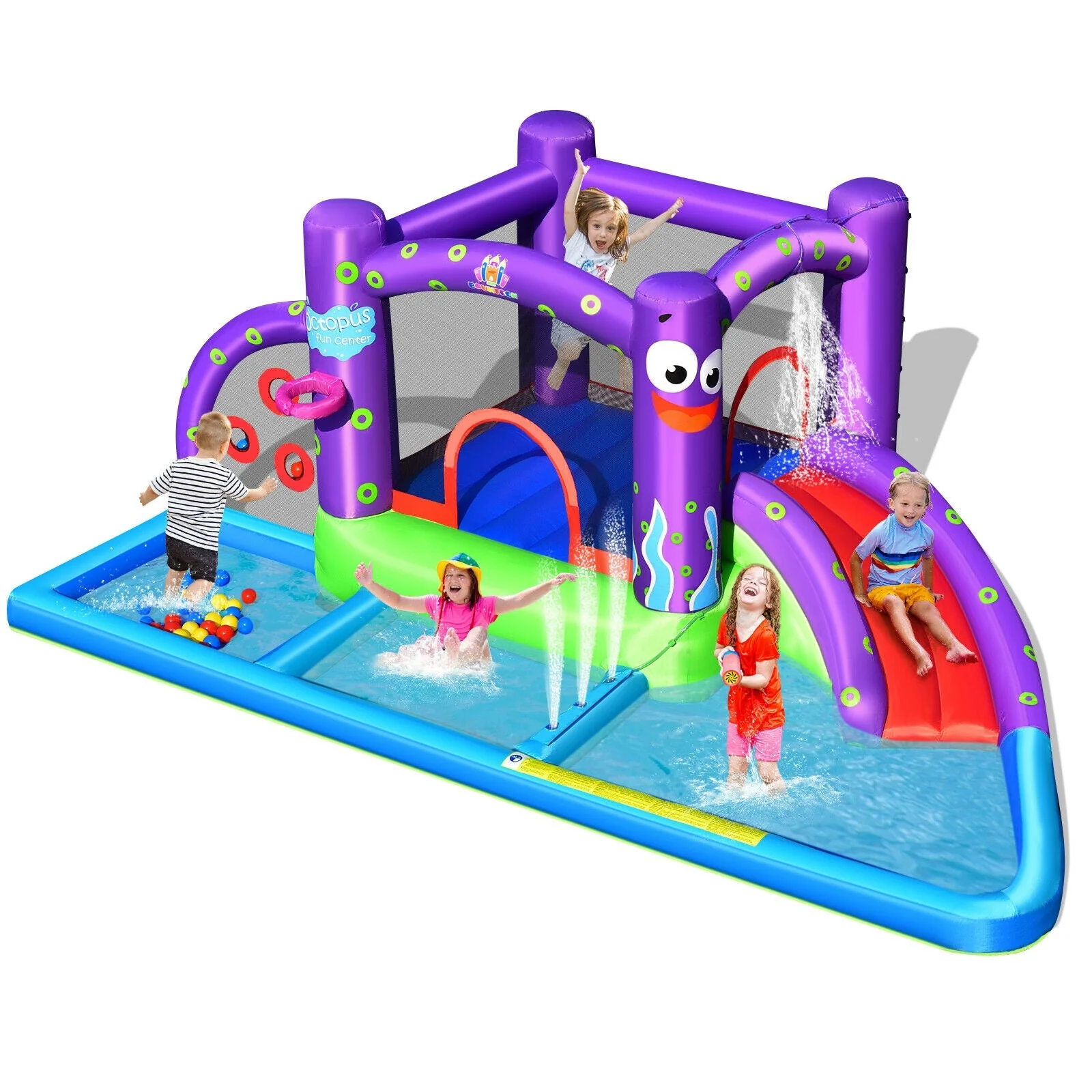 Inflatable Water Slide Castle without Blower - Image 3