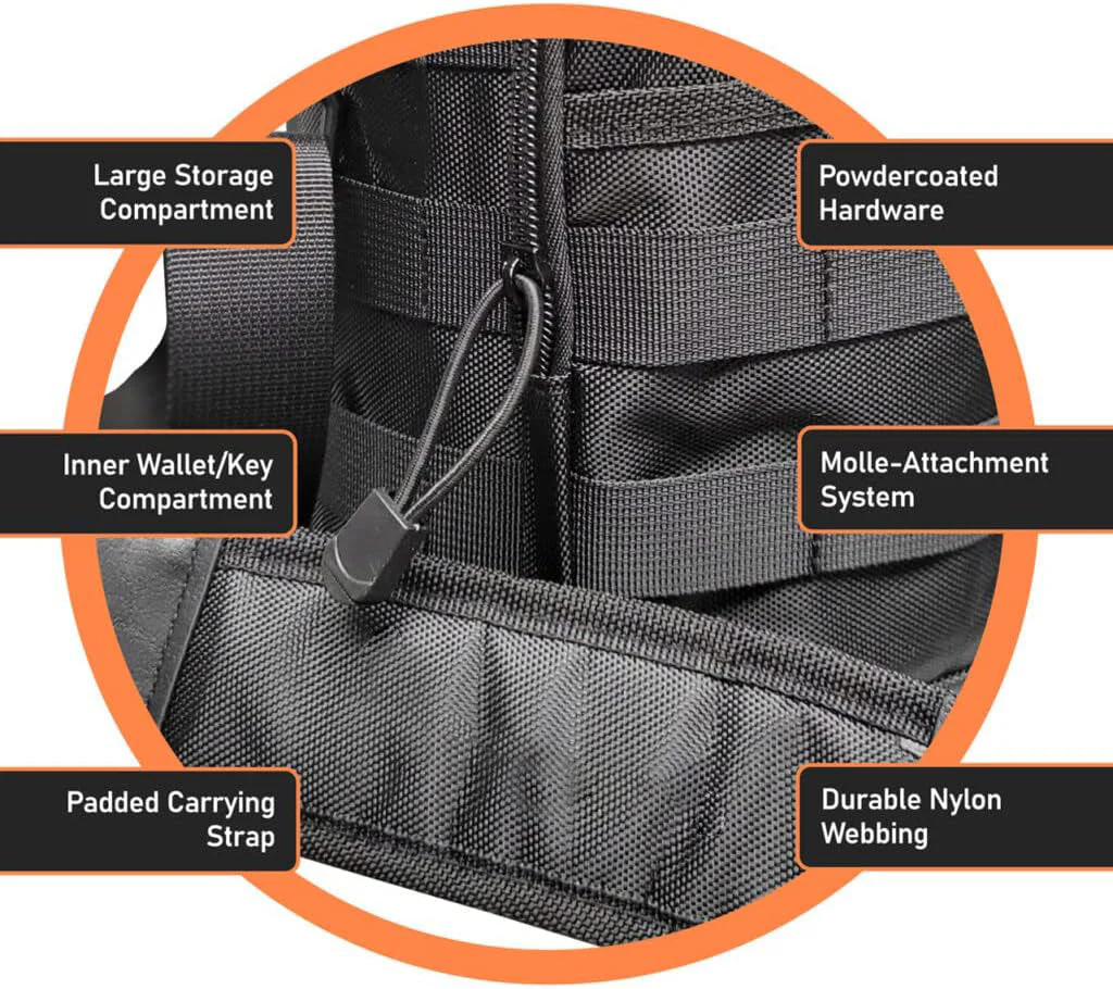Insulated 1 Gallon Water Bottle with Sleeve - Stainless Steel Wide Mouth Growler with Tactical Carrying Bag - Insulation for Hot/Cold Drinks (128oz) - Image 2