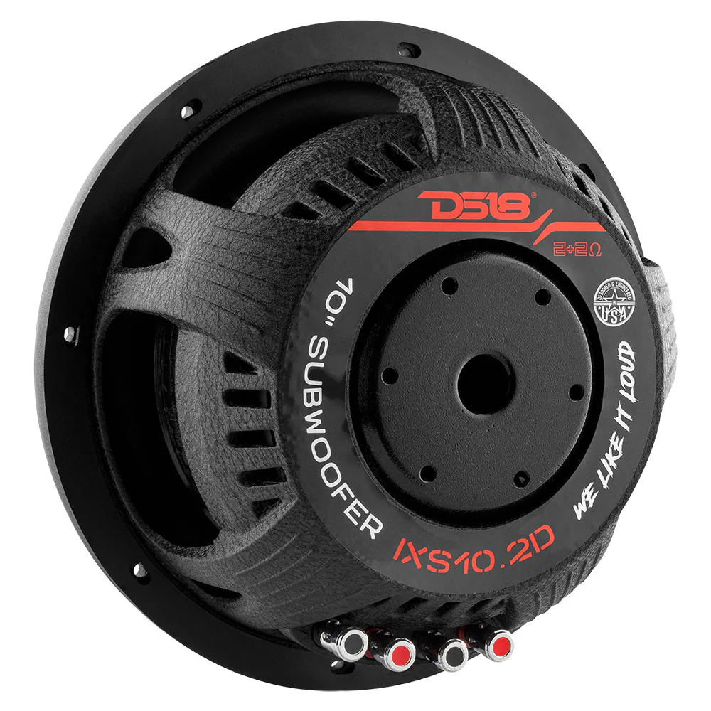 IXS Shallow-Mount 10" Fiber Glass Subwoofer 600 Watts Rms DVC 2-Ohm - Image 3