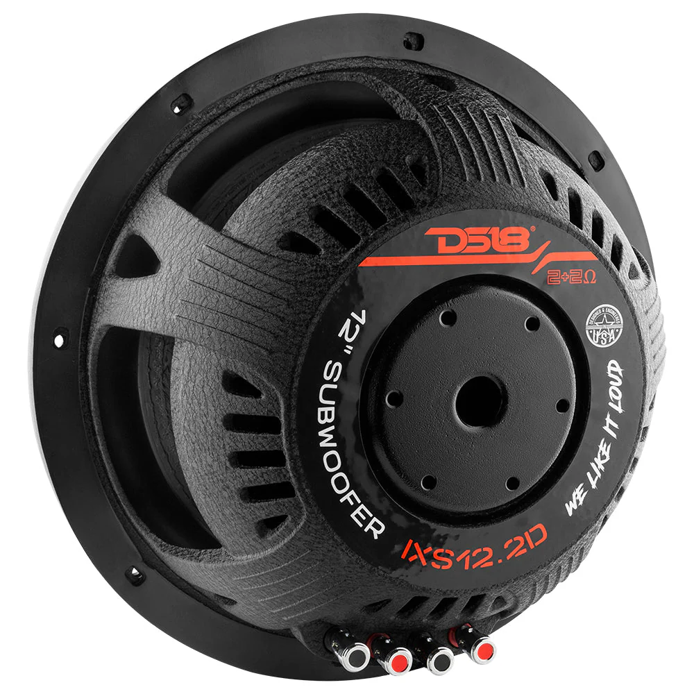IXS Shallow-Mount 12" Fiber Glass Subwoofer 800 Watts Rms DVC 2-Ohm - Image 3