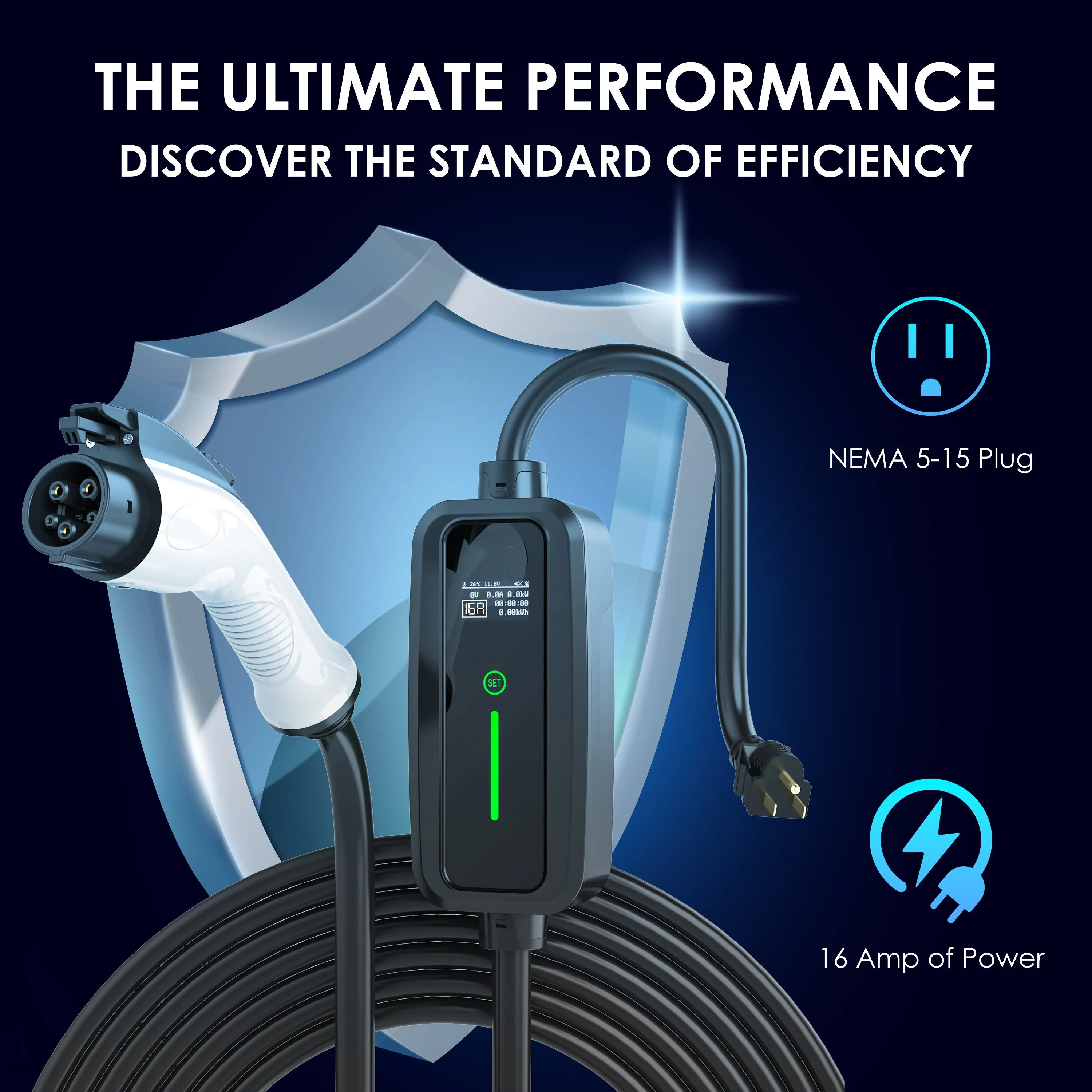 J1772 16A Portable Charger - Image 3