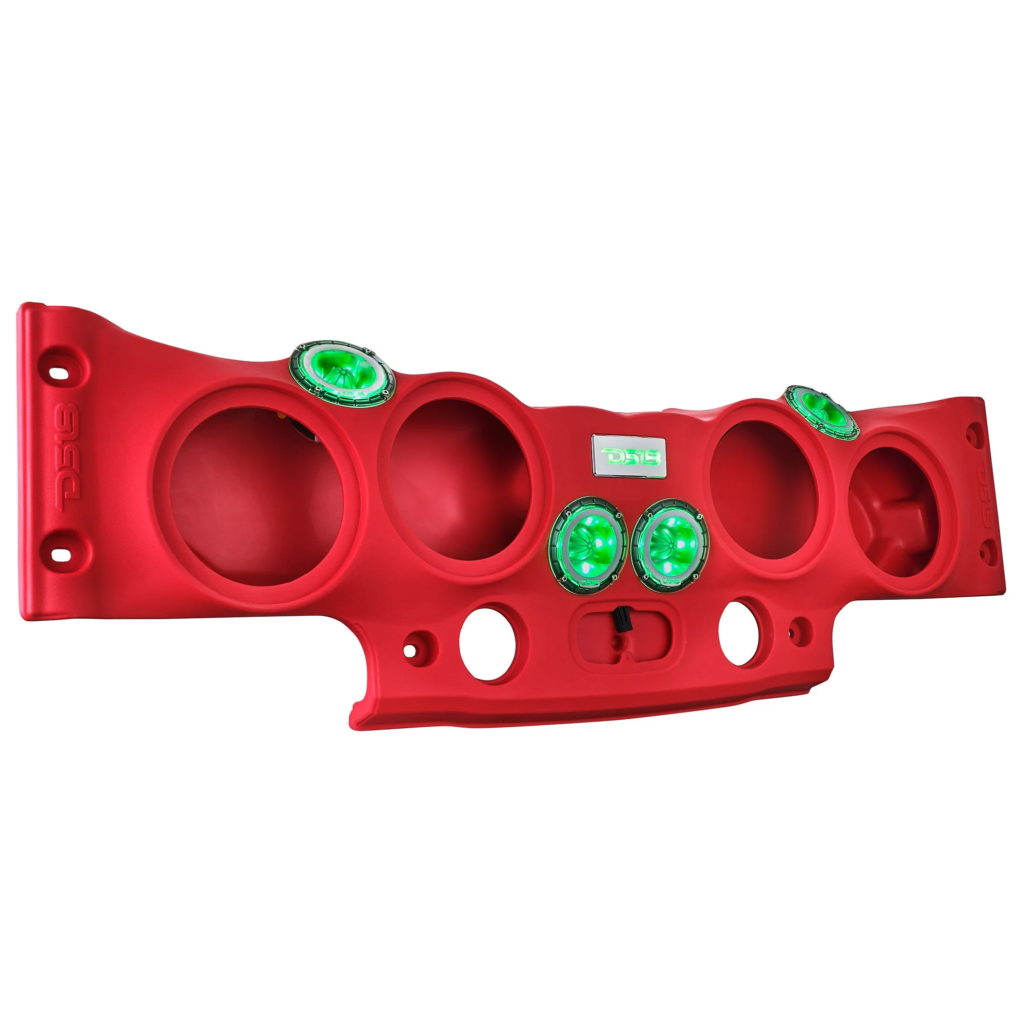 Jeep JK/JKU Overhead Sound Bar System Fits 4 X 8" Speakers (Not included) 4 X Tweeters PRO-TW4L and 2 X Drivers PRO-DRNSC1.5 and Harness Included- Red - Image 3