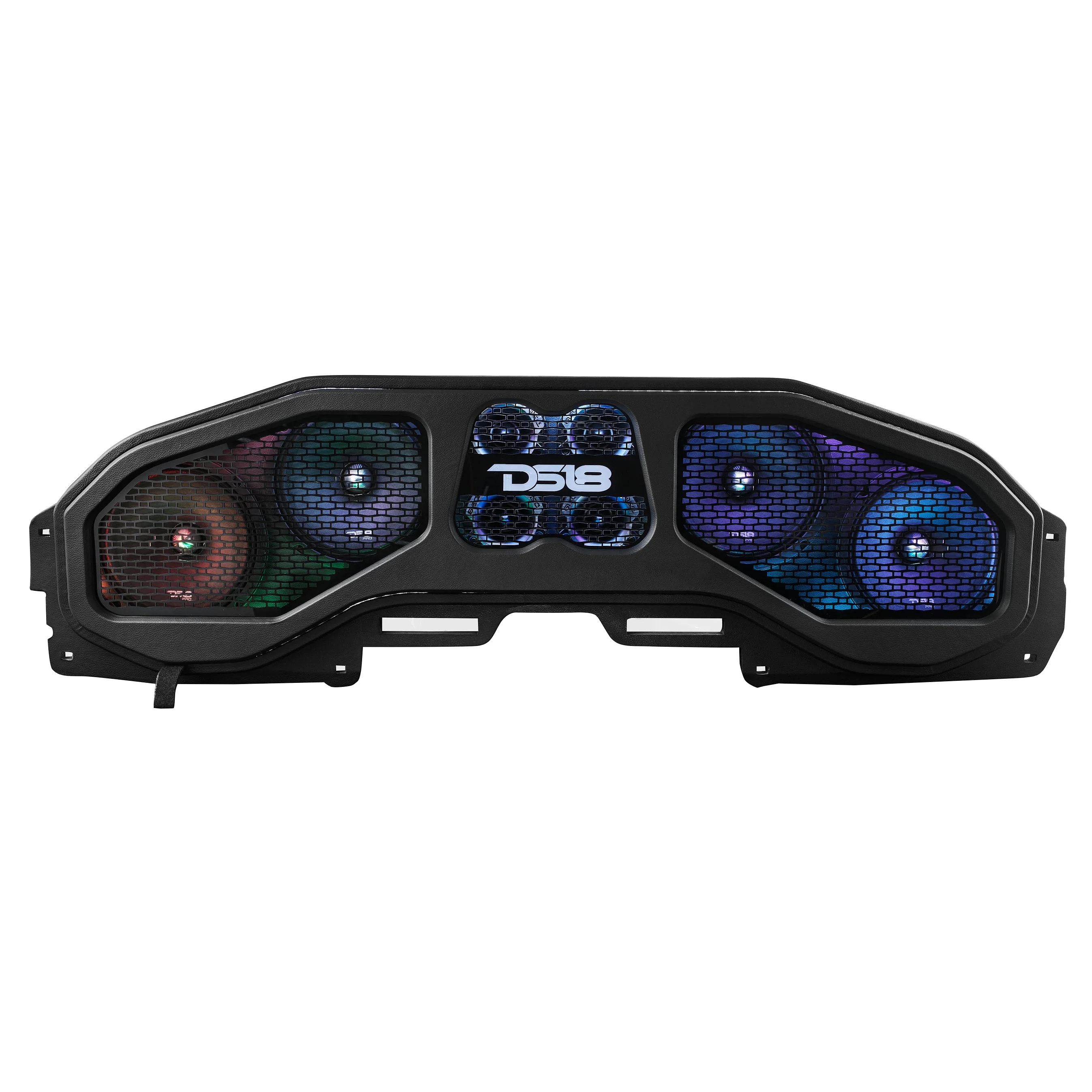 Jeep JL, JT Overhead Sound Bar Package With Vinyl Finish and Dream LED Lights 4 x 8" and 4 Tweeters (MADE IN USA) - Image 2