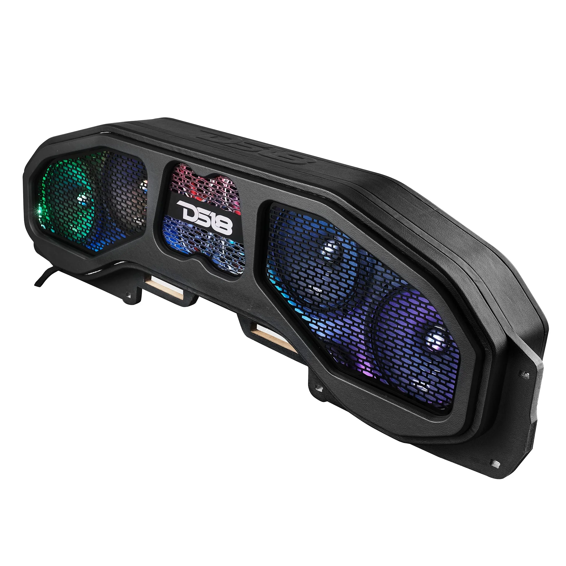 Jeep JL, JT Overhead Sound Bar Package With Vinyl Finish and Dream LED Lights 4 x 8" and 4 Tweeters (MADE IN USA) - Image 4