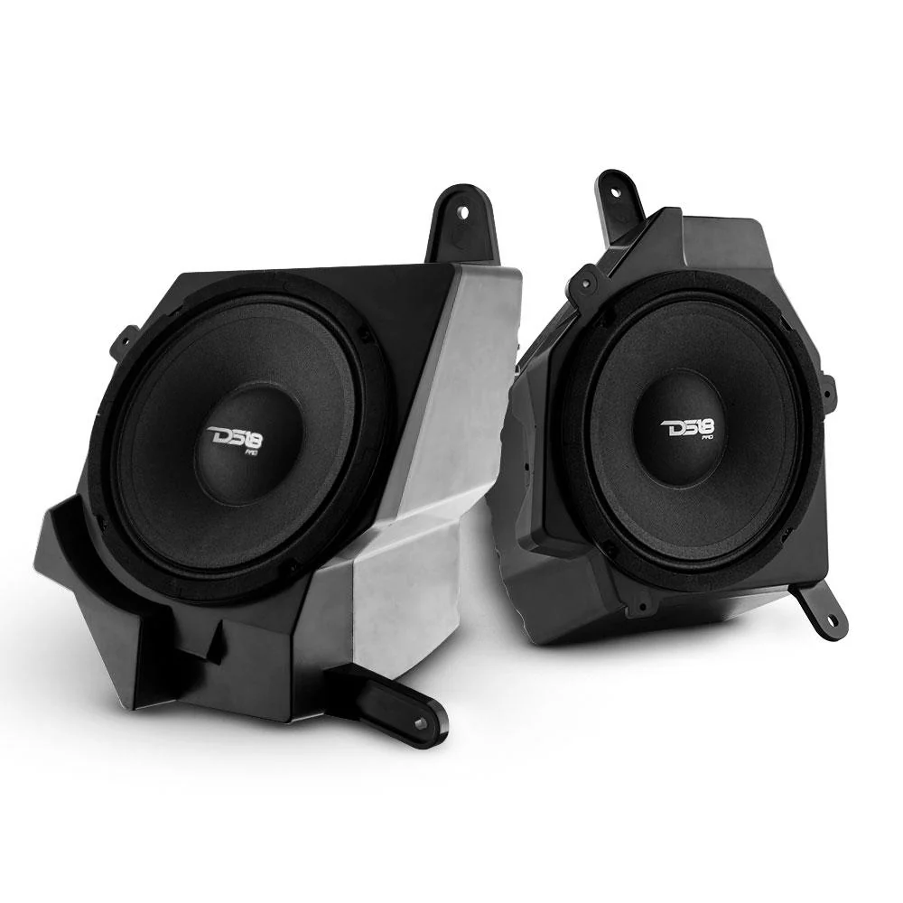 Jeep JL Wrangler 2018–2023 Complete Audio Package – Loaded Sound Bar, Dash Enclosures, Subwoofers & Amplifier - Image 6