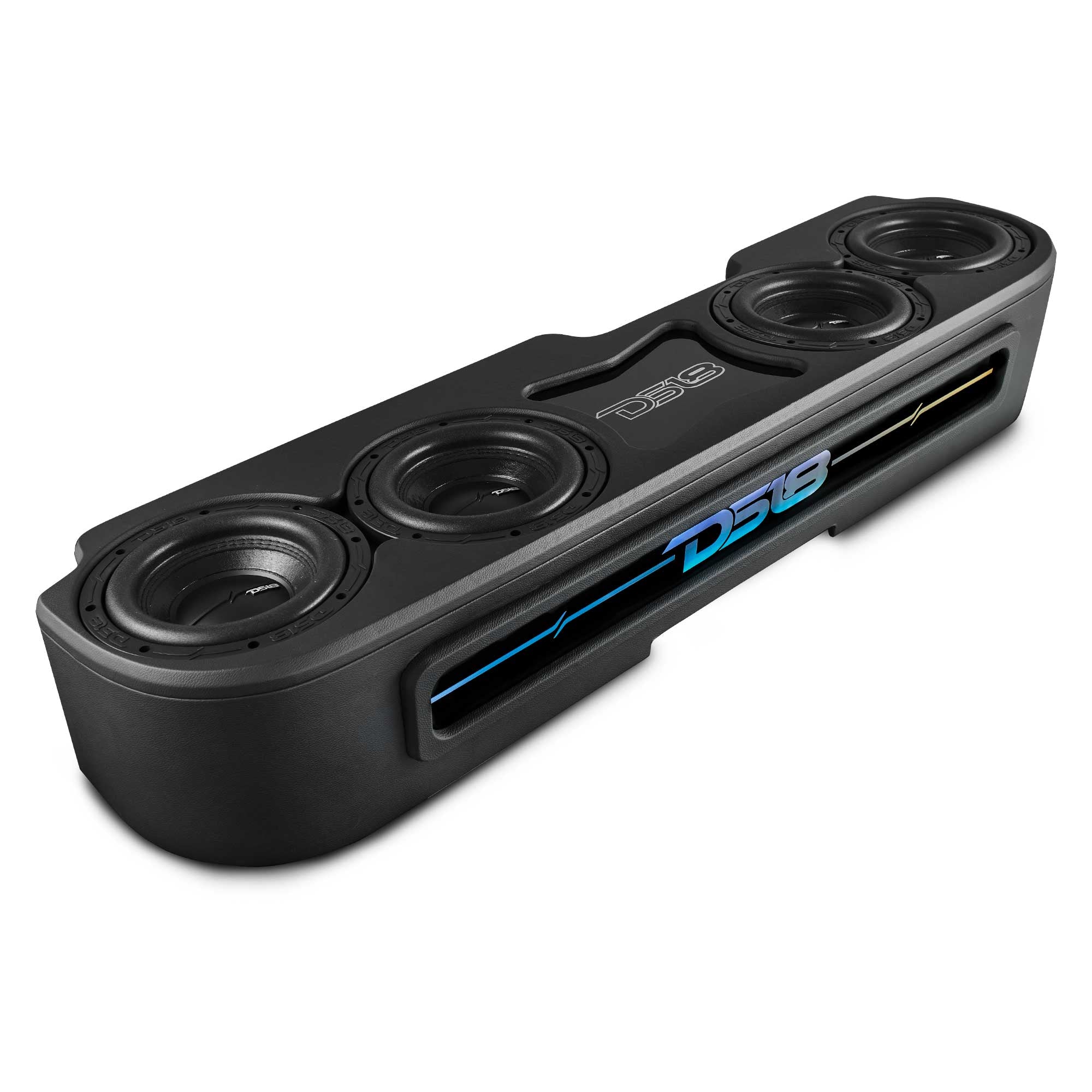 Jeep JT 4 x 8" Subwoofer Enclosure Package With Vinyl Finish and Dream LED Lights (MADE IN USA) - Image 3