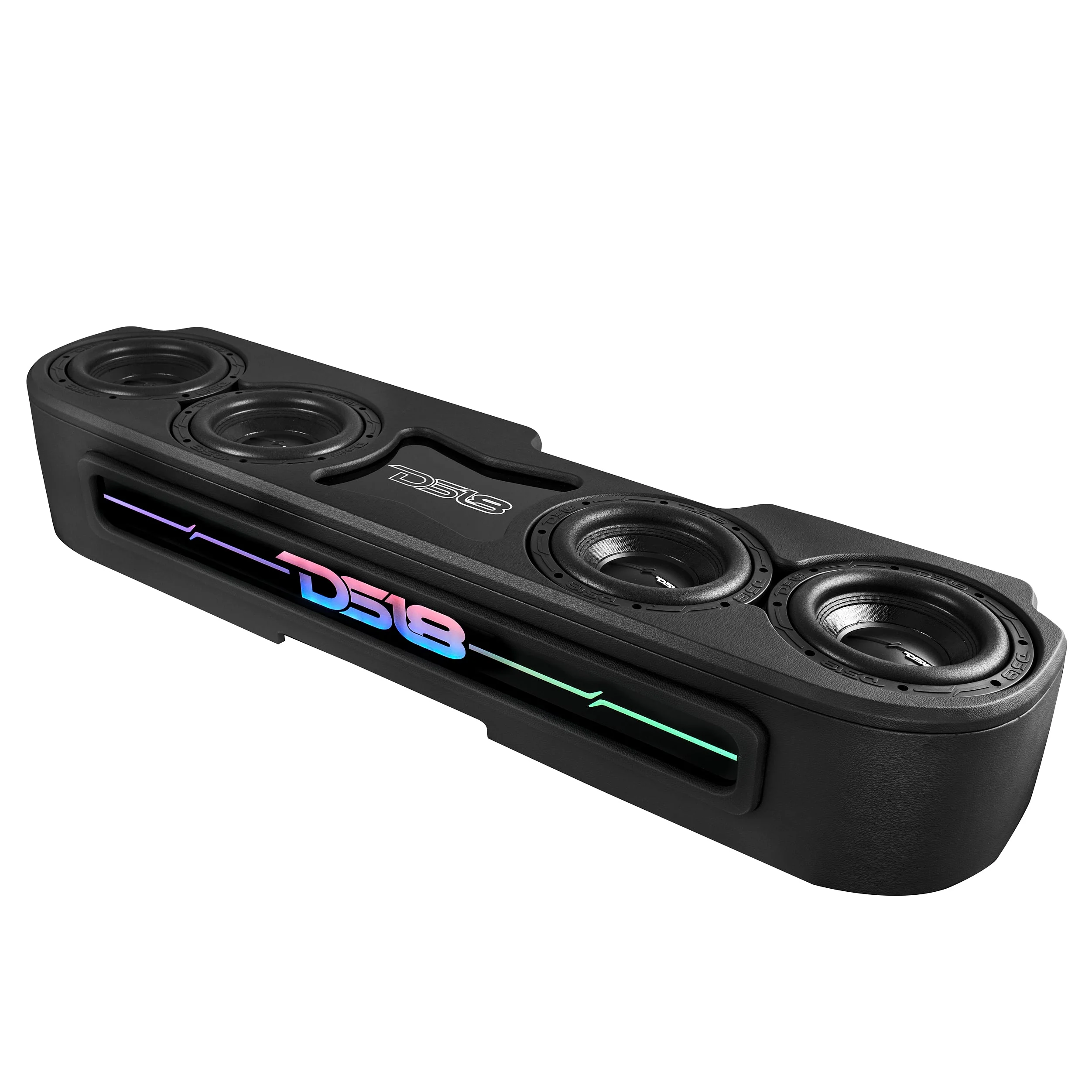 Jeep JT 4 x 8" Subwoofer Enclosure Package With Vinyl Finish and Dream LED Lights (MADE IN USA) - Image 5