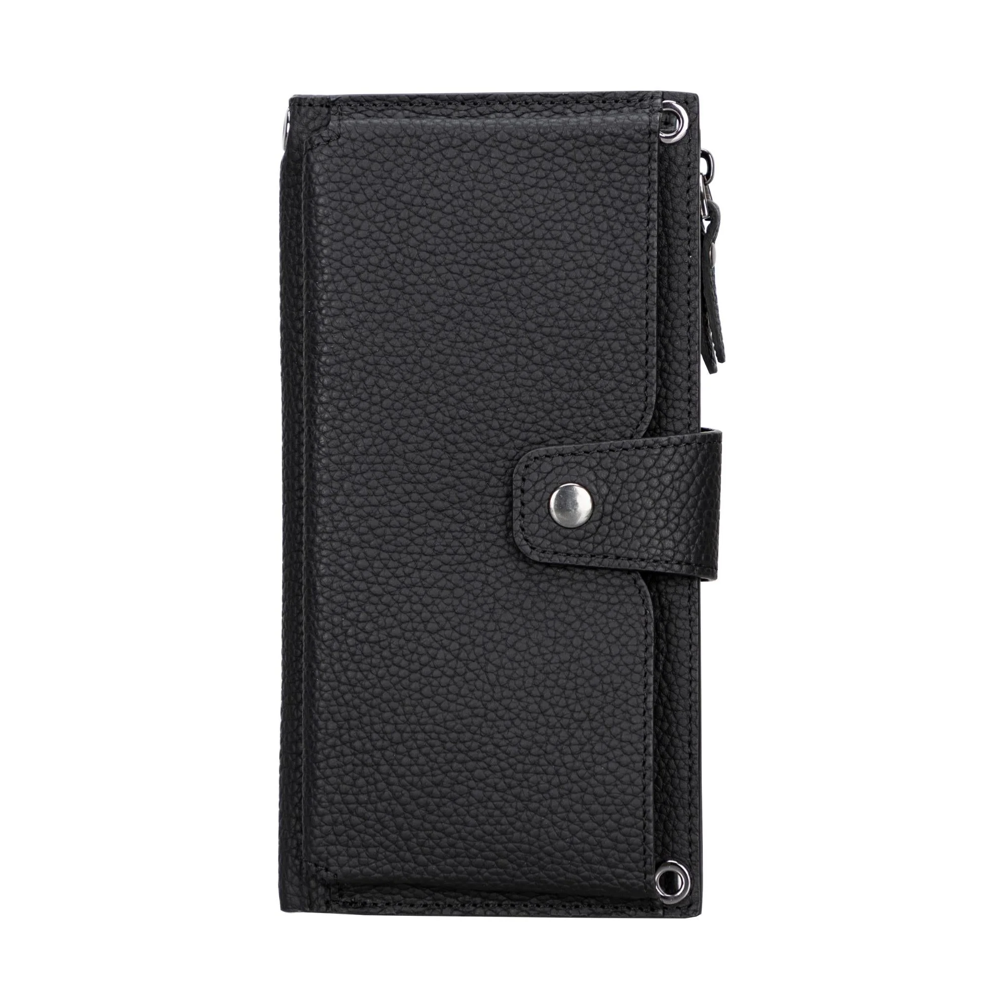 Kaycee Leather Women's Cell Phone Wallet with Strap - Image 13