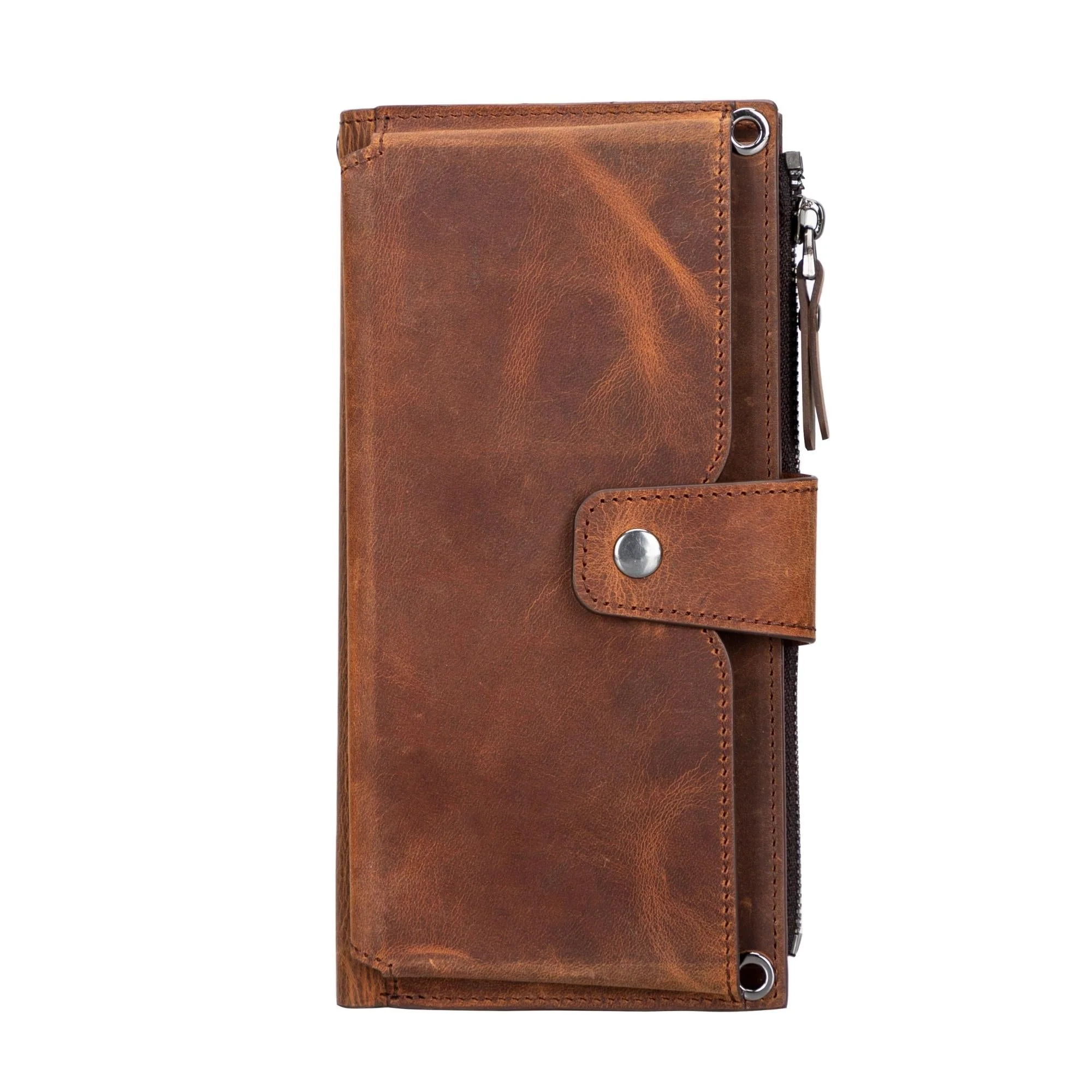 Kaycee Leather Women's Cell Phone Wallet with Strap - Image 37