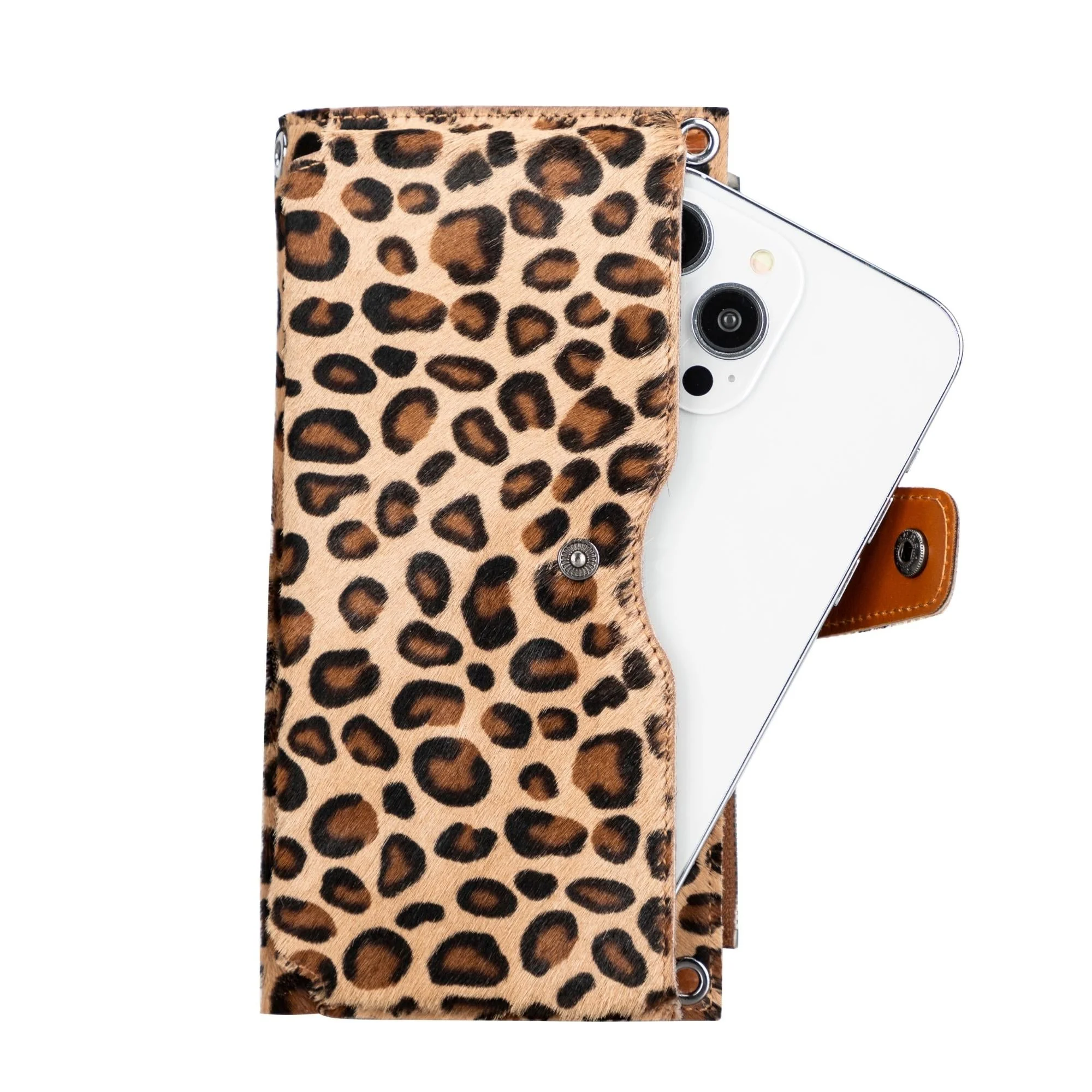 Kaycee Leather Women's Cell Phone Wallet with Strap - Image 43