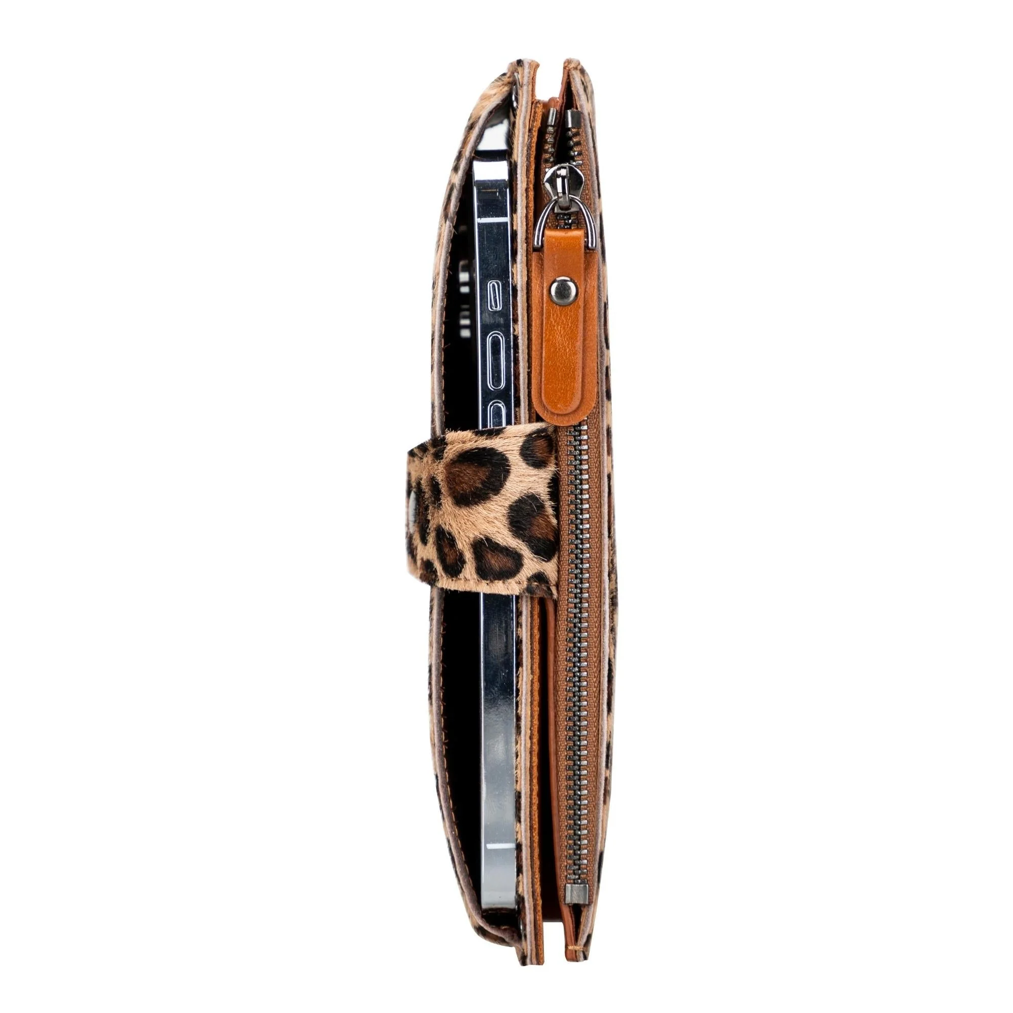 Kaycee Leather Women's Cell Phone Wallet with Strap - Image 46