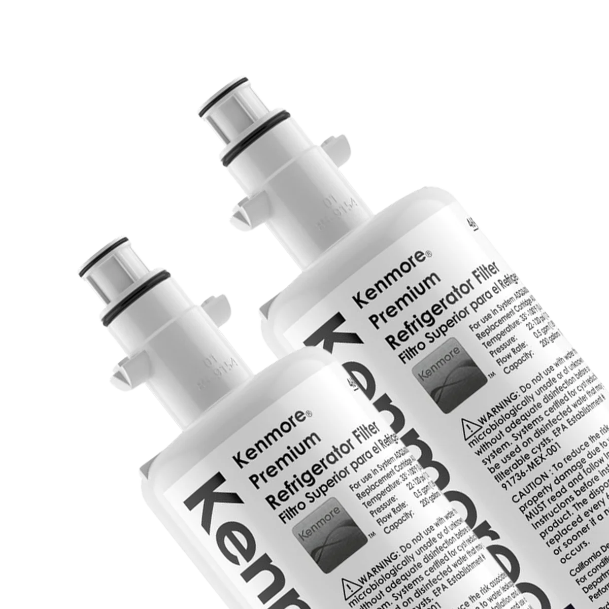 Kenmore 469690 Water Filter 2-Pack | OEM Replacement for Refrigerators - Image 3