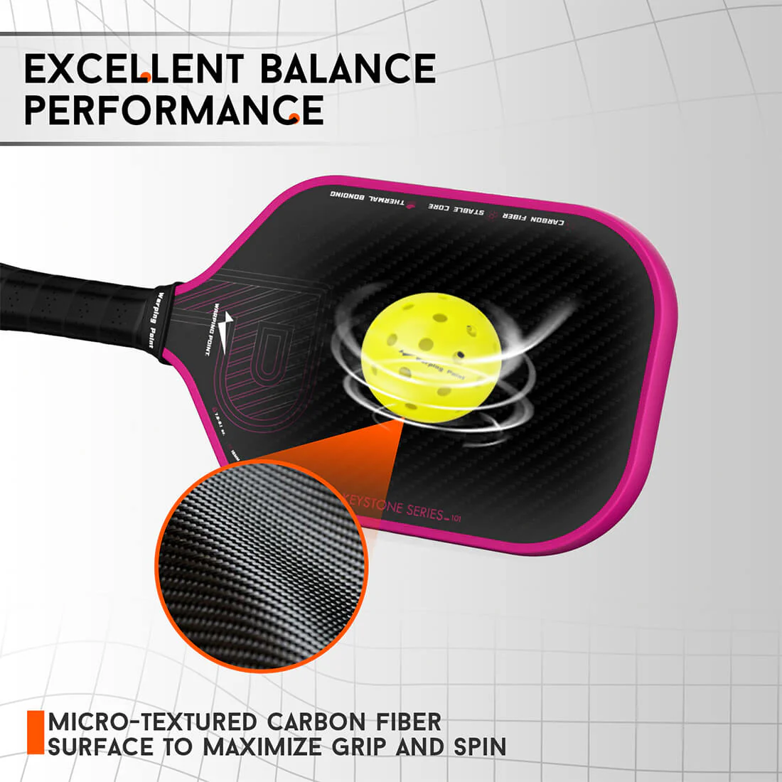 Keystone Pickleball Paddle - Rose Gold - Image 5