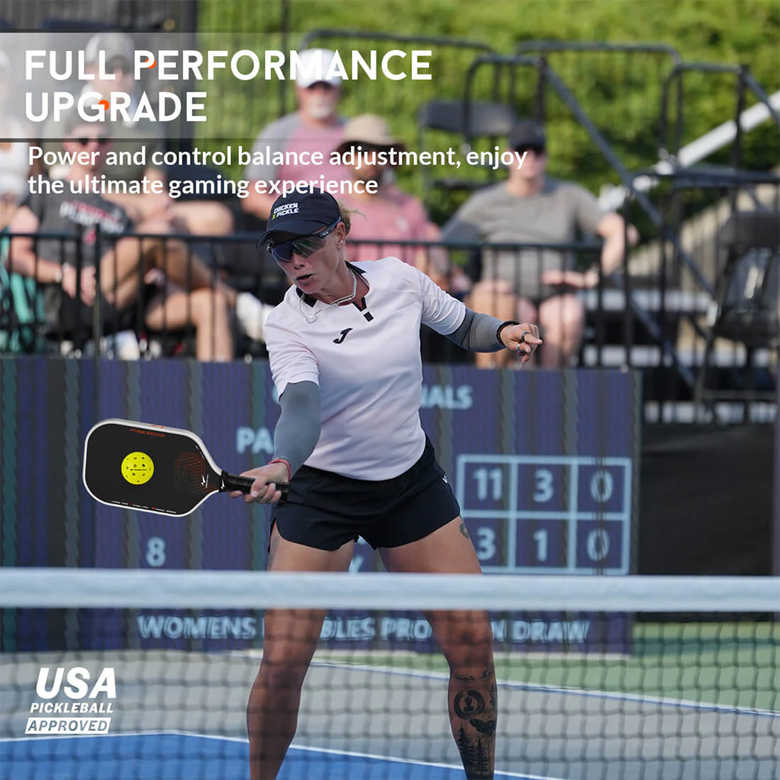 Keystone Pickleball Paddle –  White - Image 8