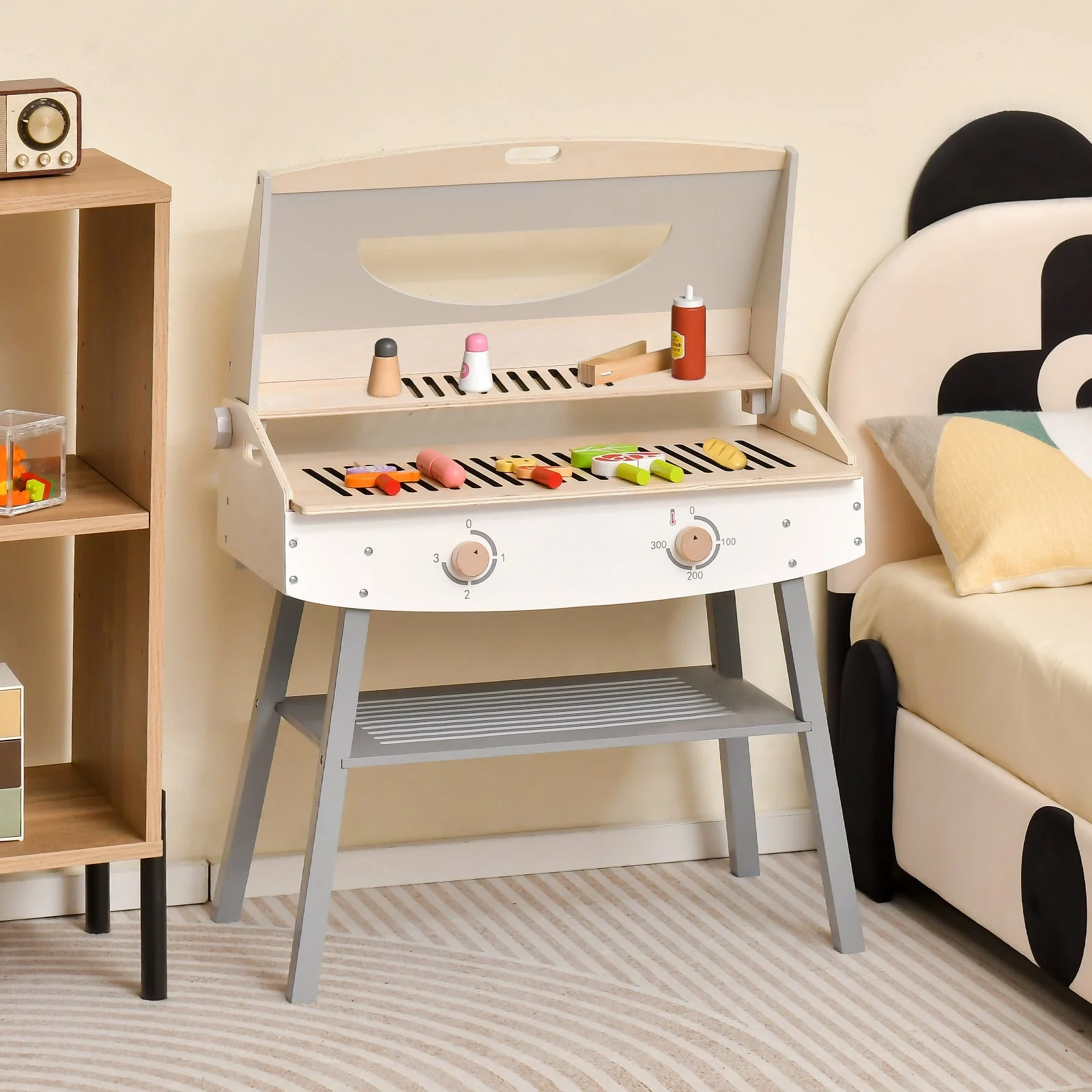 Kids Barbecue Grill Playset for Girls and Boys Aged 3+ - Image 2