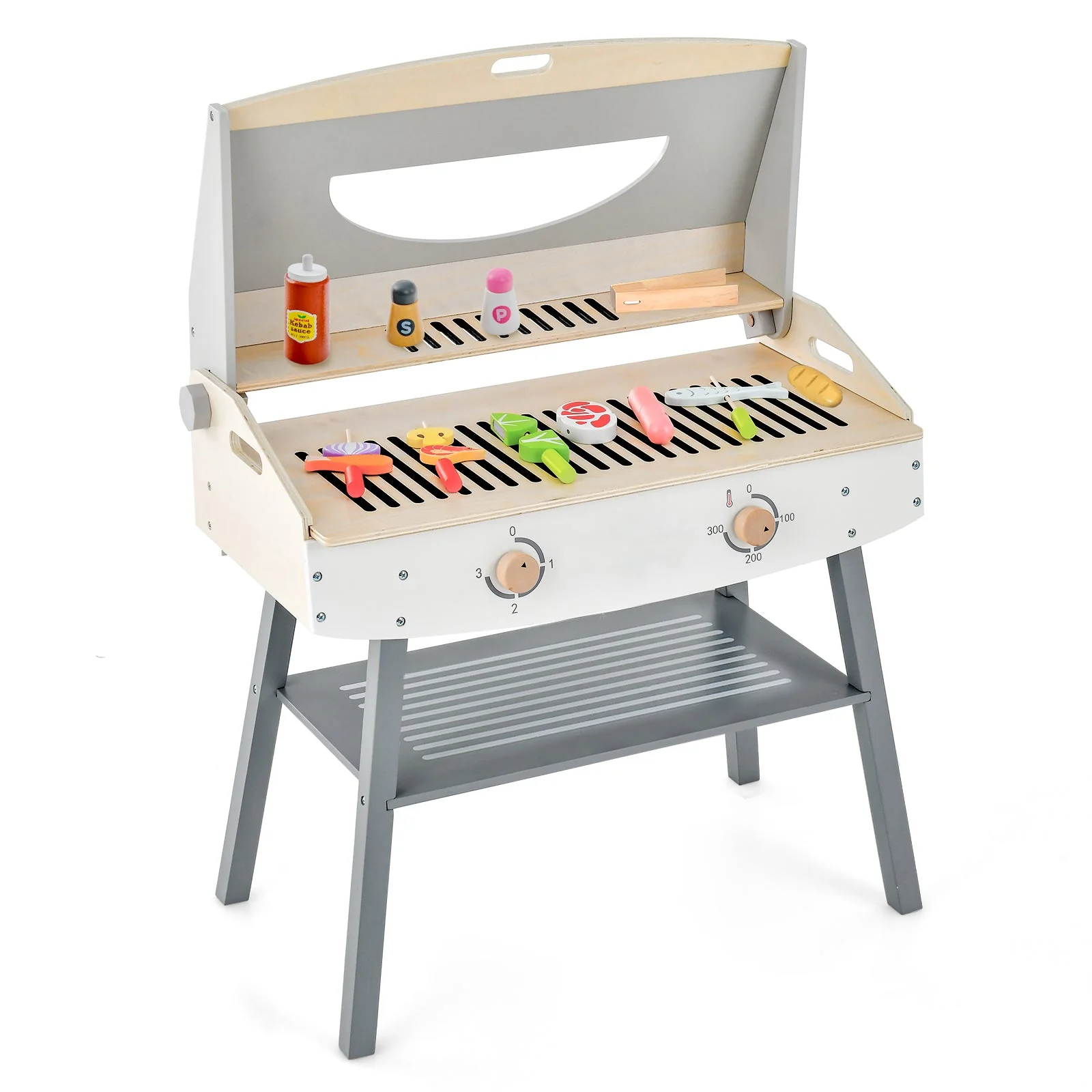 Kids Barbecue Grill Playset for Girls and Boys Aged 3+ - Image 3