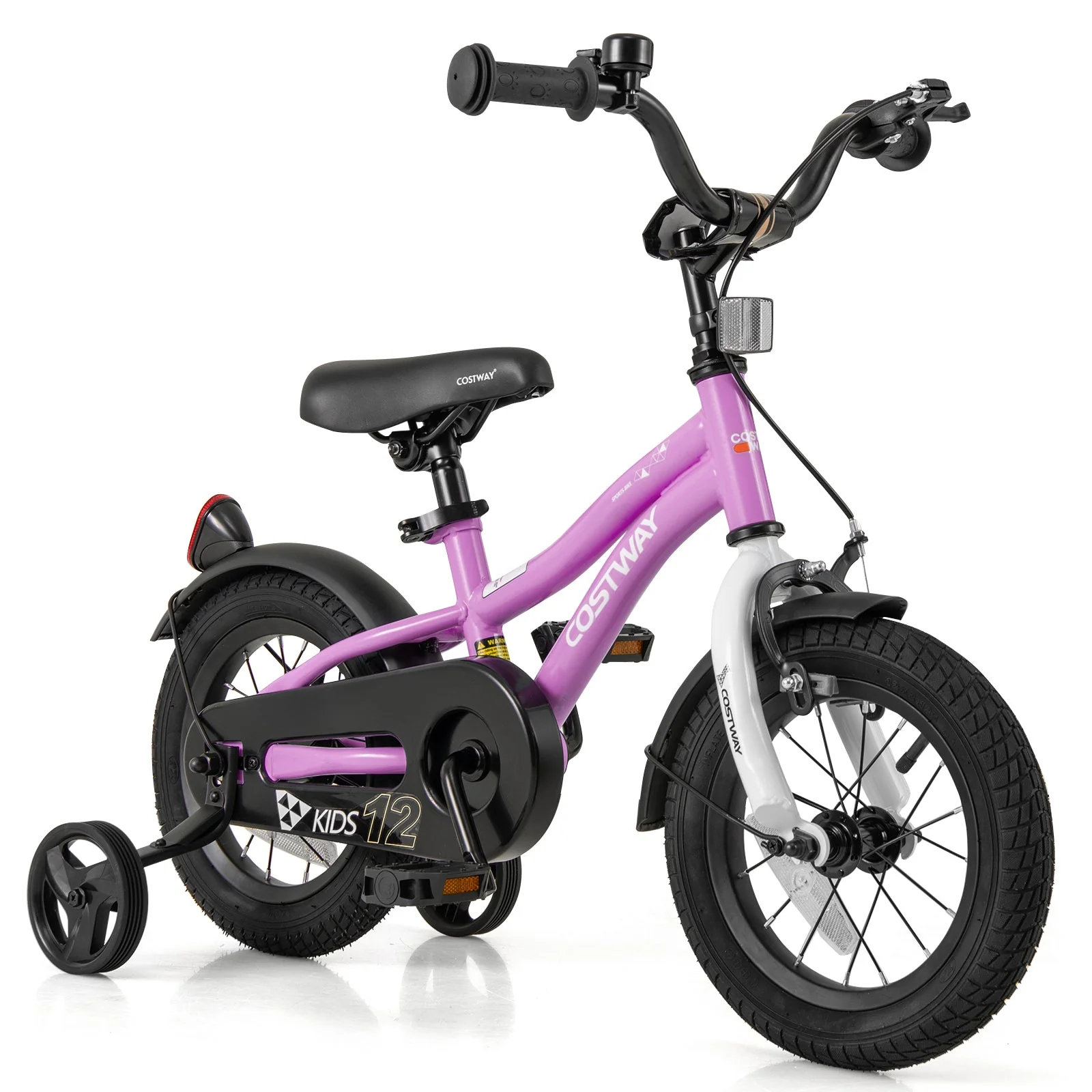 Kids Bike 12-Inch Children Training Bicycle with 2 Brake for 3-4 Years Old - Image 3