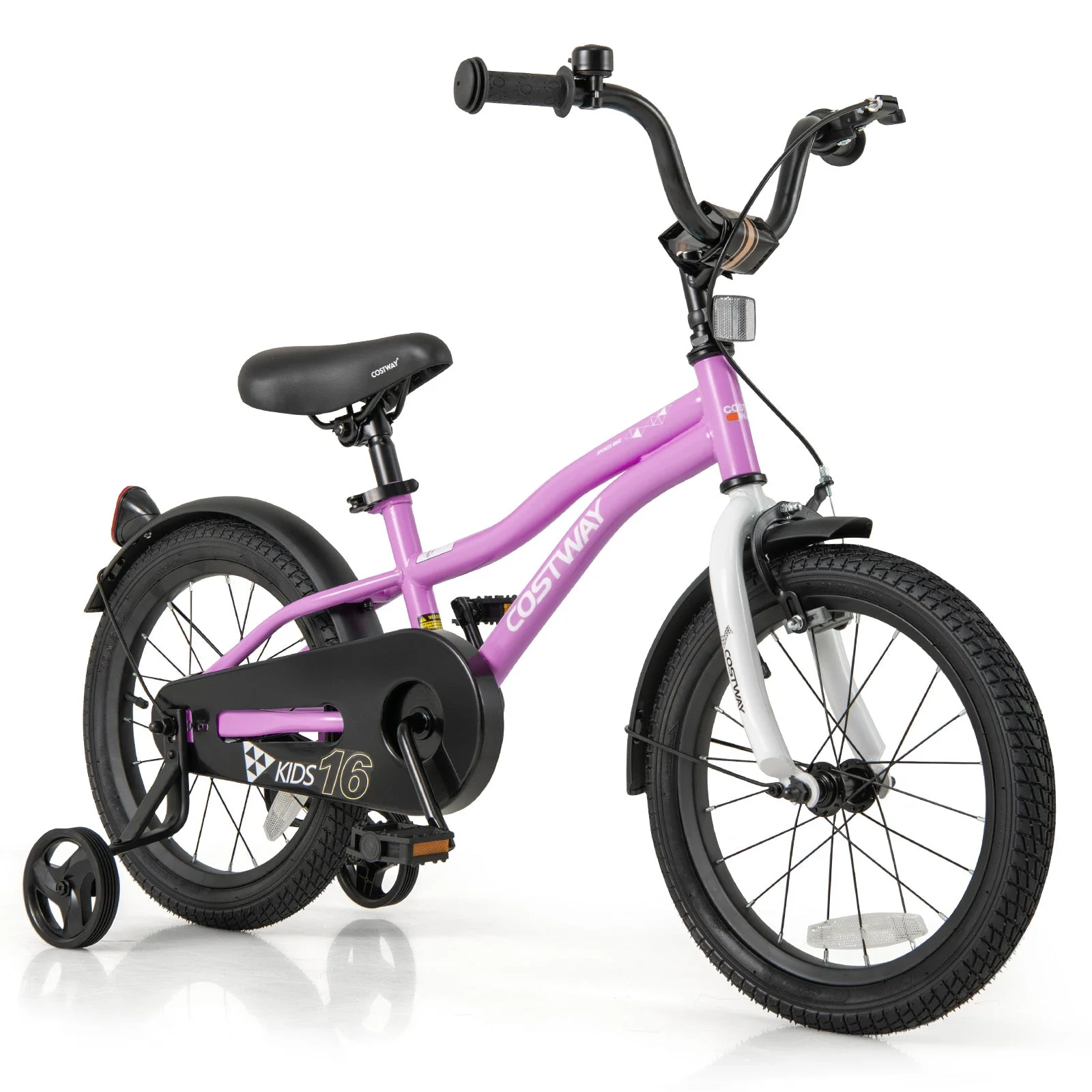 Kids Bike 16-Inch Children Training Bicycle with 2 Brake for 4-7 Years Old - Image 3