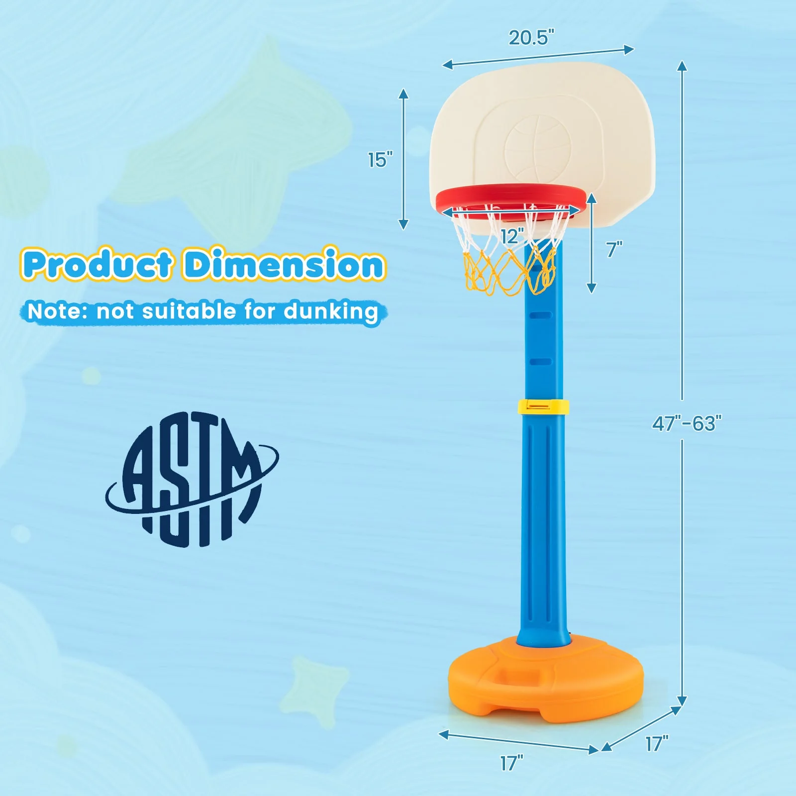Kids Children Basketball Hoop Stand - Image 4