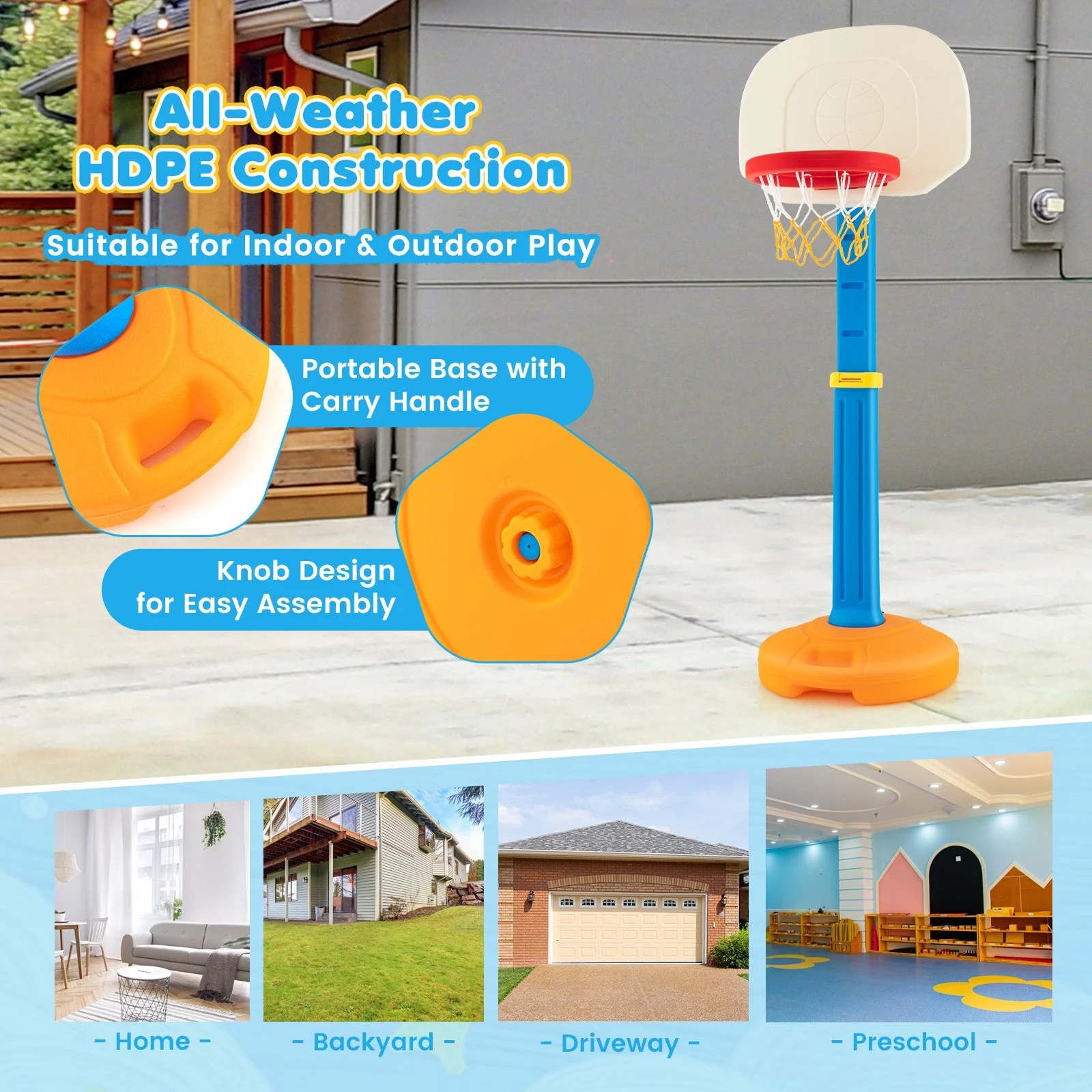 Kids Children Basketball Hoop Stand - Image 8