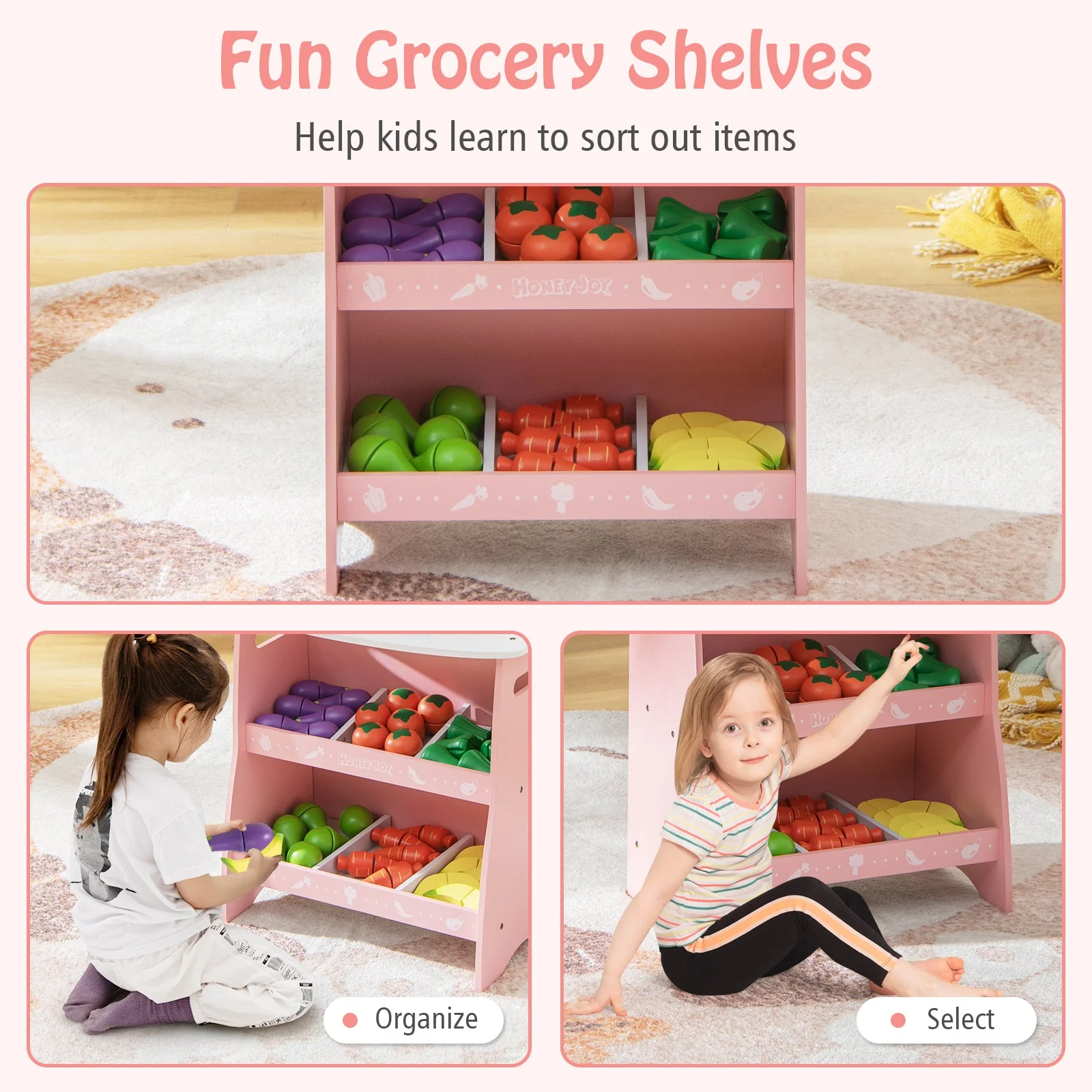 Kid's Farmers Market Stand-Pink - Image 6