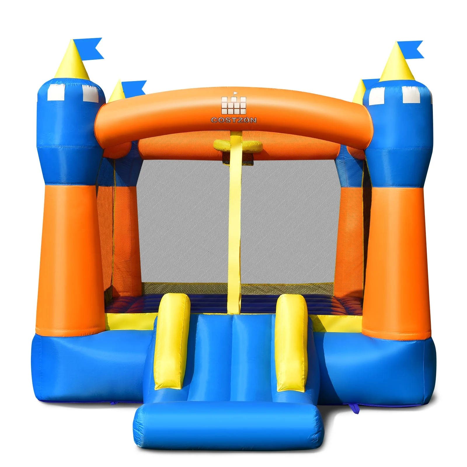 Kids Inflatable Bounce House Magic Castle with Large Jumping Area with 735W Blower - Image 4
