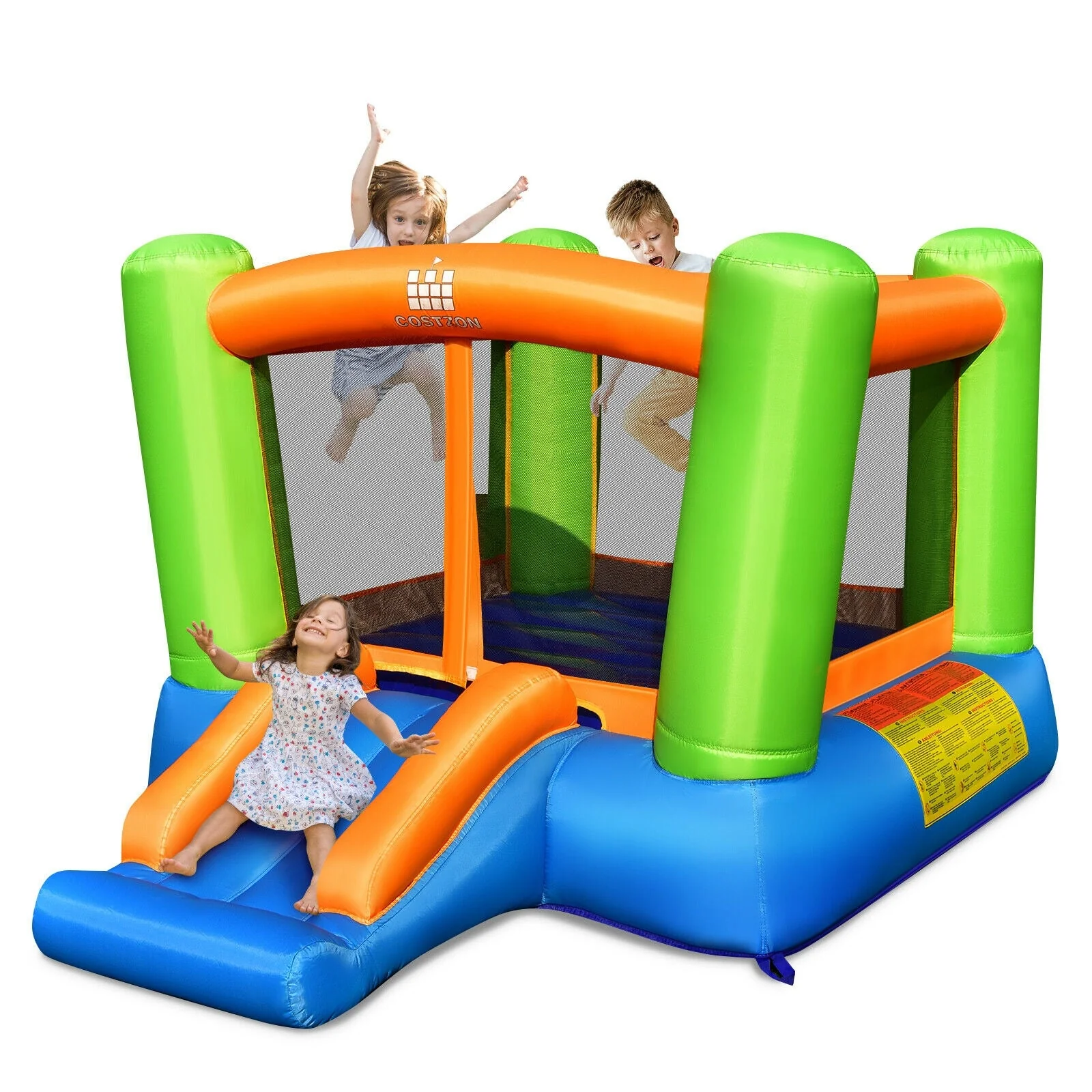 Kids Inflatable Bounce House without Blower for Indoor and Outdoor - Image 5