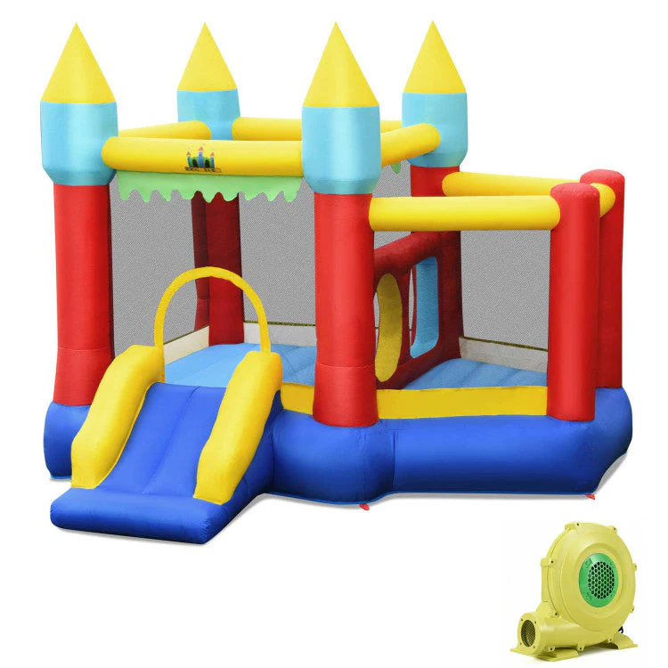 Kid's Inflatable Bouncer with Jumping Area and 480W Blower - Image 4