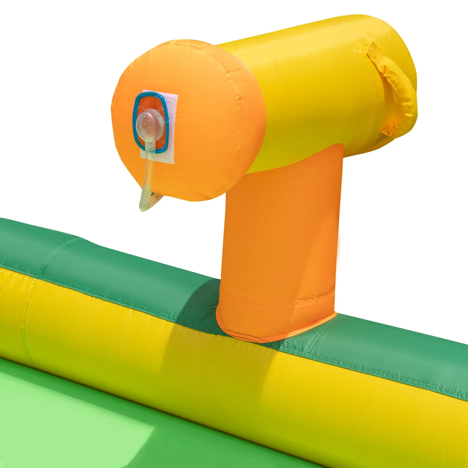 Kids Inflatable Water Slide with 2 Long Slides and 2 Soccer Gates with 1100W Blower - Image 6
