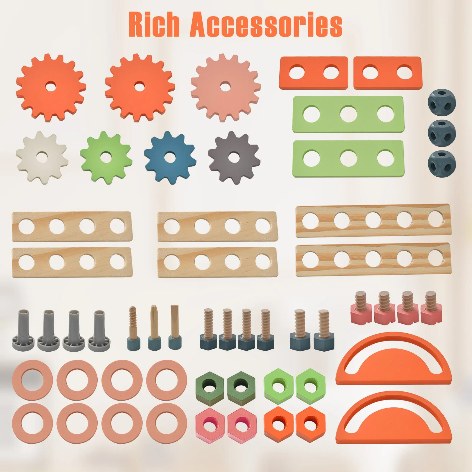 Kids Play Tool Workbench with Realistic Accessories - Image 6
