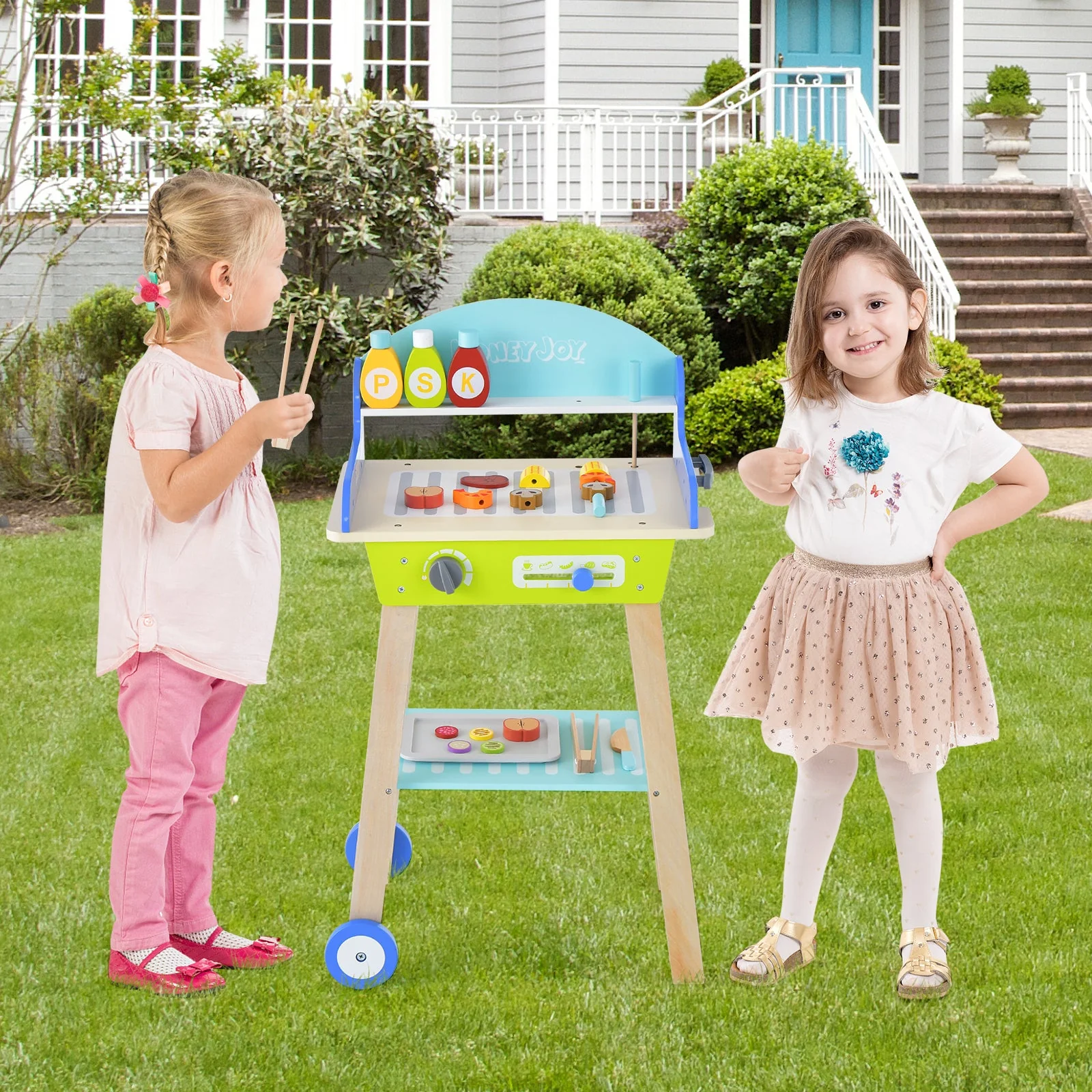 Kid's Pretend Barbecue Grill Play Set - Image 2