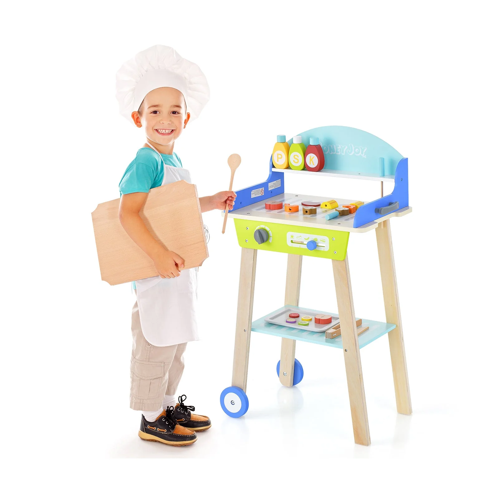 Kid's Pretend Barbecue Grill Play Set - Image 4
