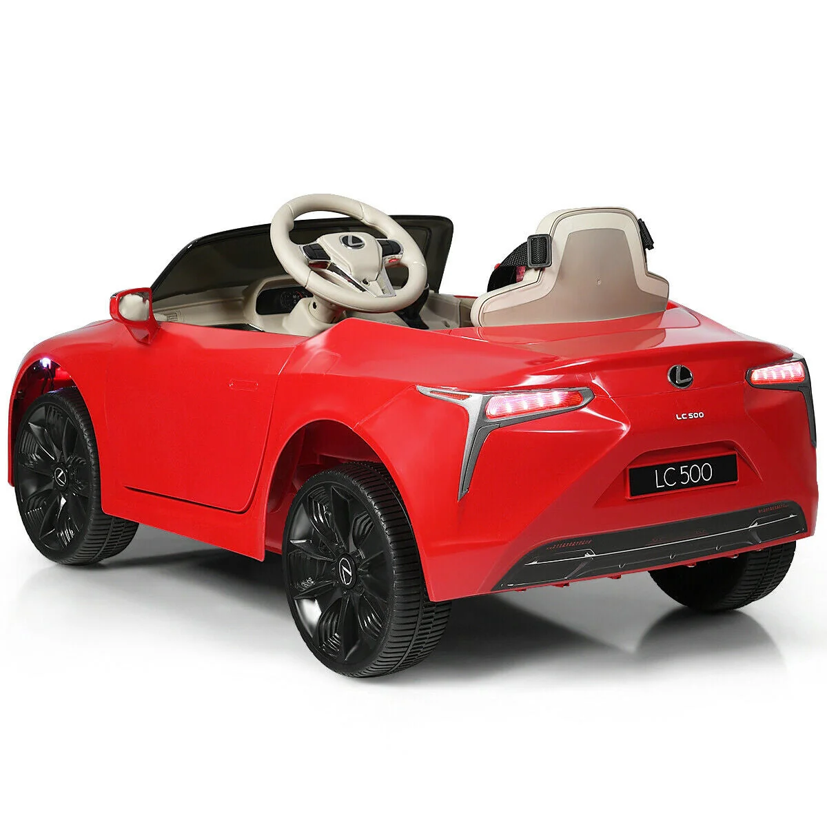 Kids Ride Lexus LC500 Licensed Remote Control Electric Vehicle-Red - Image 3