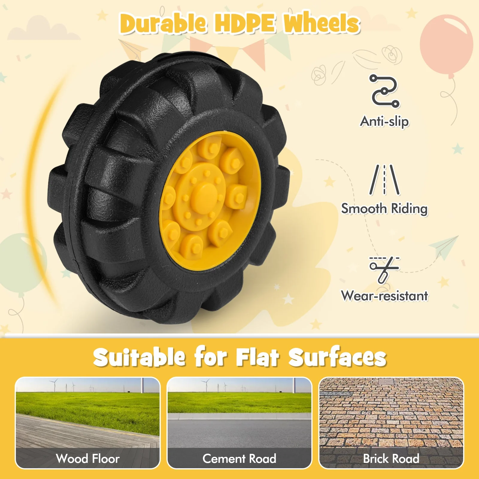 Kids Ride On Bulldozer Toy Play Truck with Adjustable Bucket Aged 3+ Years Old - Image 7