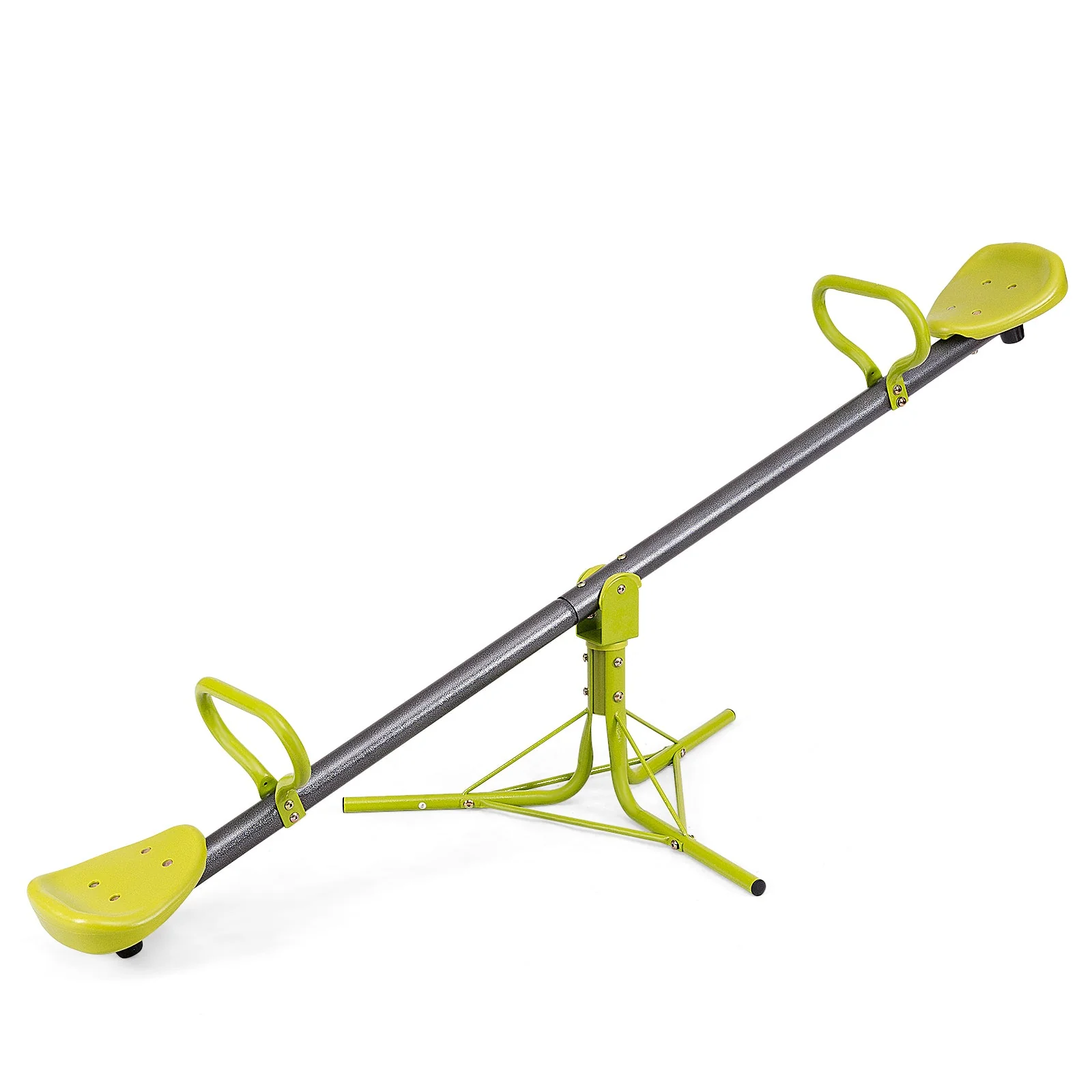 Kids Seesaw Swivel Children Teeter Totter Outdoor Play Set for 2 Children - Image 3