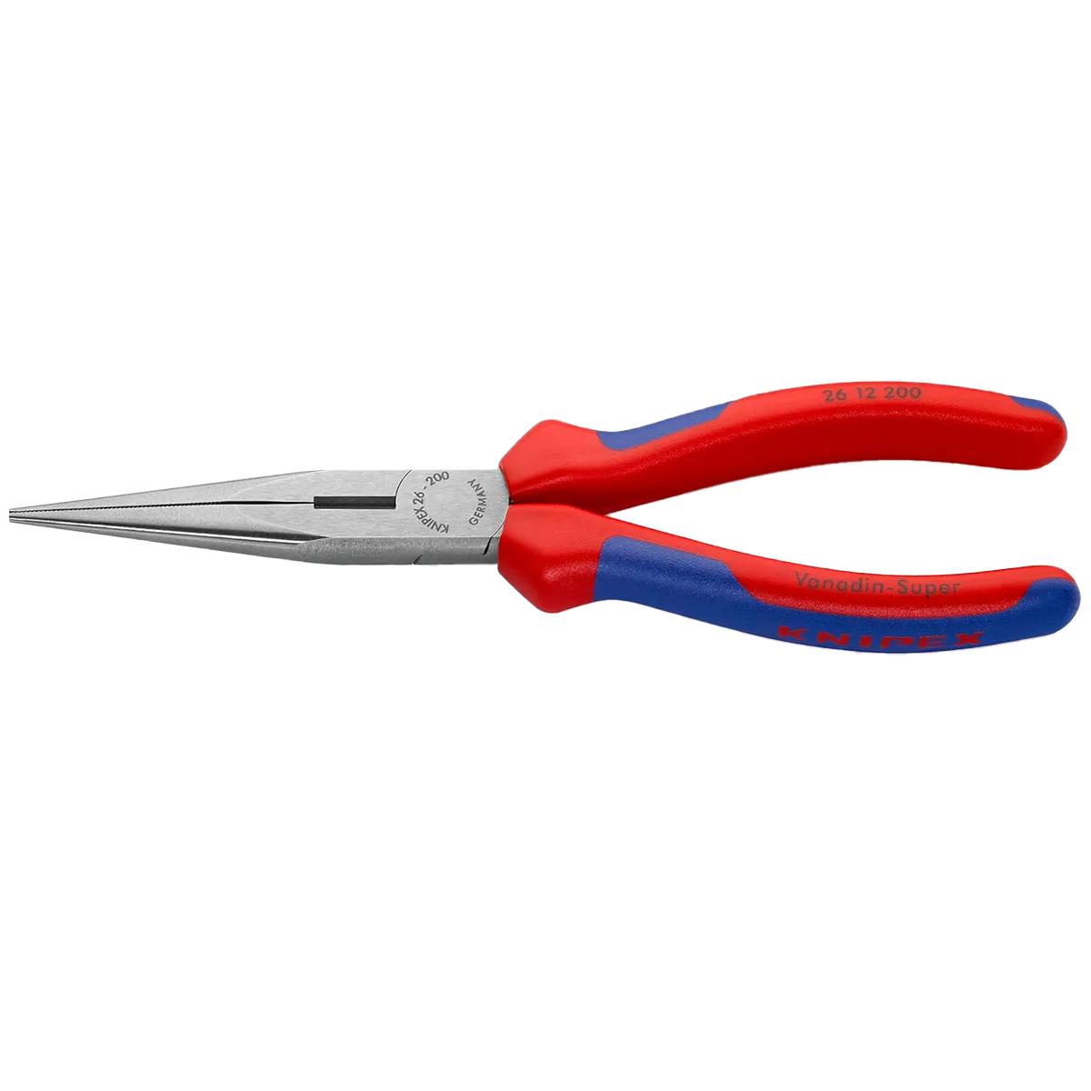 KNIPEX Long Nose Pliers With Cutter Multi-Component (2612200) 8 inches - Image 3
