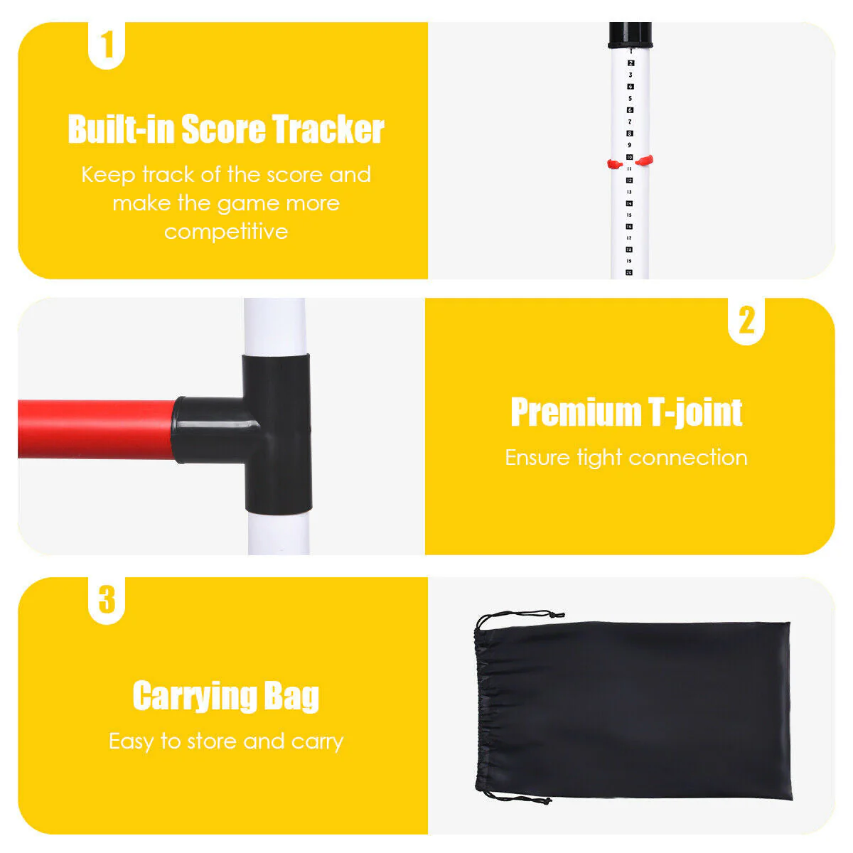 Ladder Ball Toss Game Bolas Score Tracker Carrying Bag - Image 5