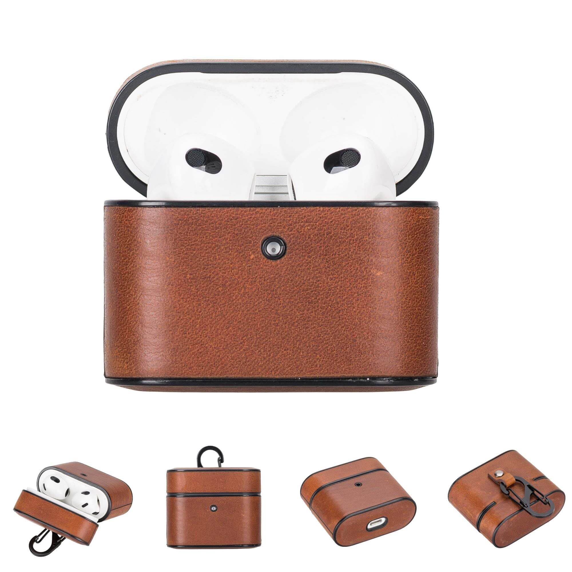 Laramie Leather Case for Apple AirPods 3 - Image 3